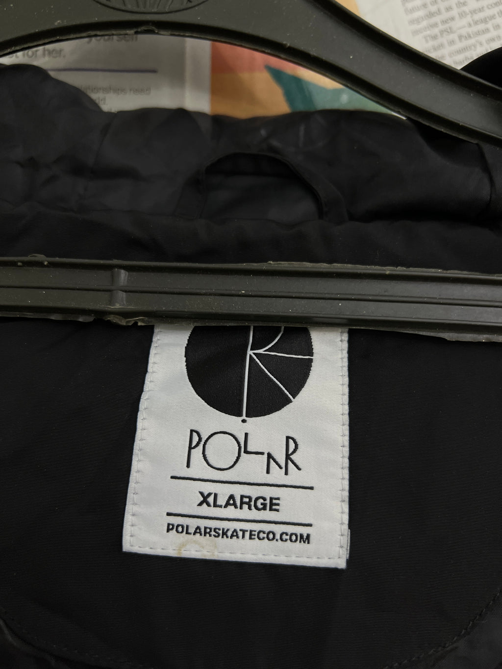 Polar® XXL | Chest: 28" | Black | Extreme Winter Puffer Jacket with Hoodie | 2280 - Genuine Maal