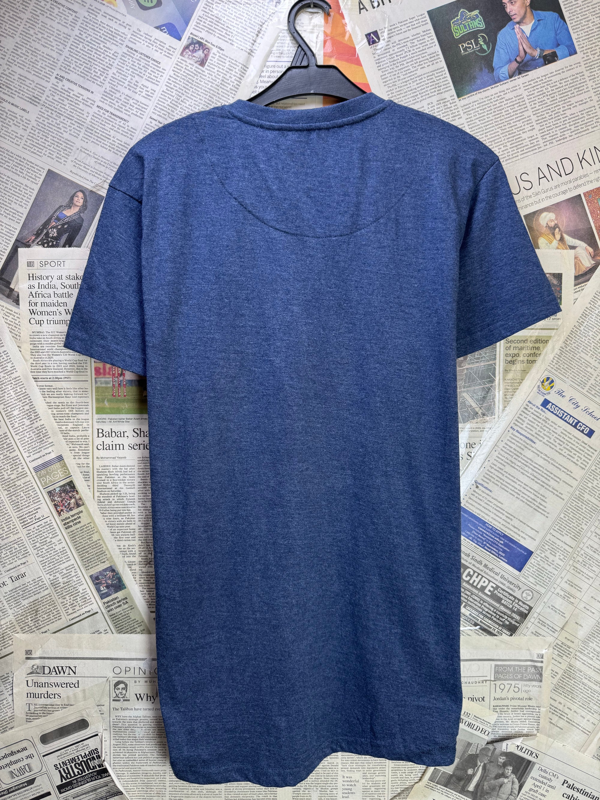 Agitator® Small | Chest: 19.5" | Space Blue | T-Shirt | Cotton - Poly | 3840 - Genuine Maal