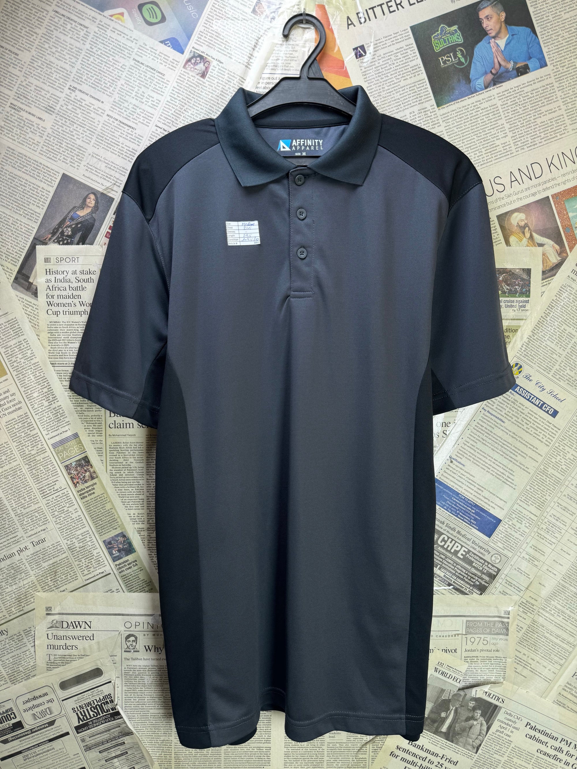 Affinity® Medium | Chest: 21.5" | Sports T-Shirt | Poly | 3991 - Genuine Maal