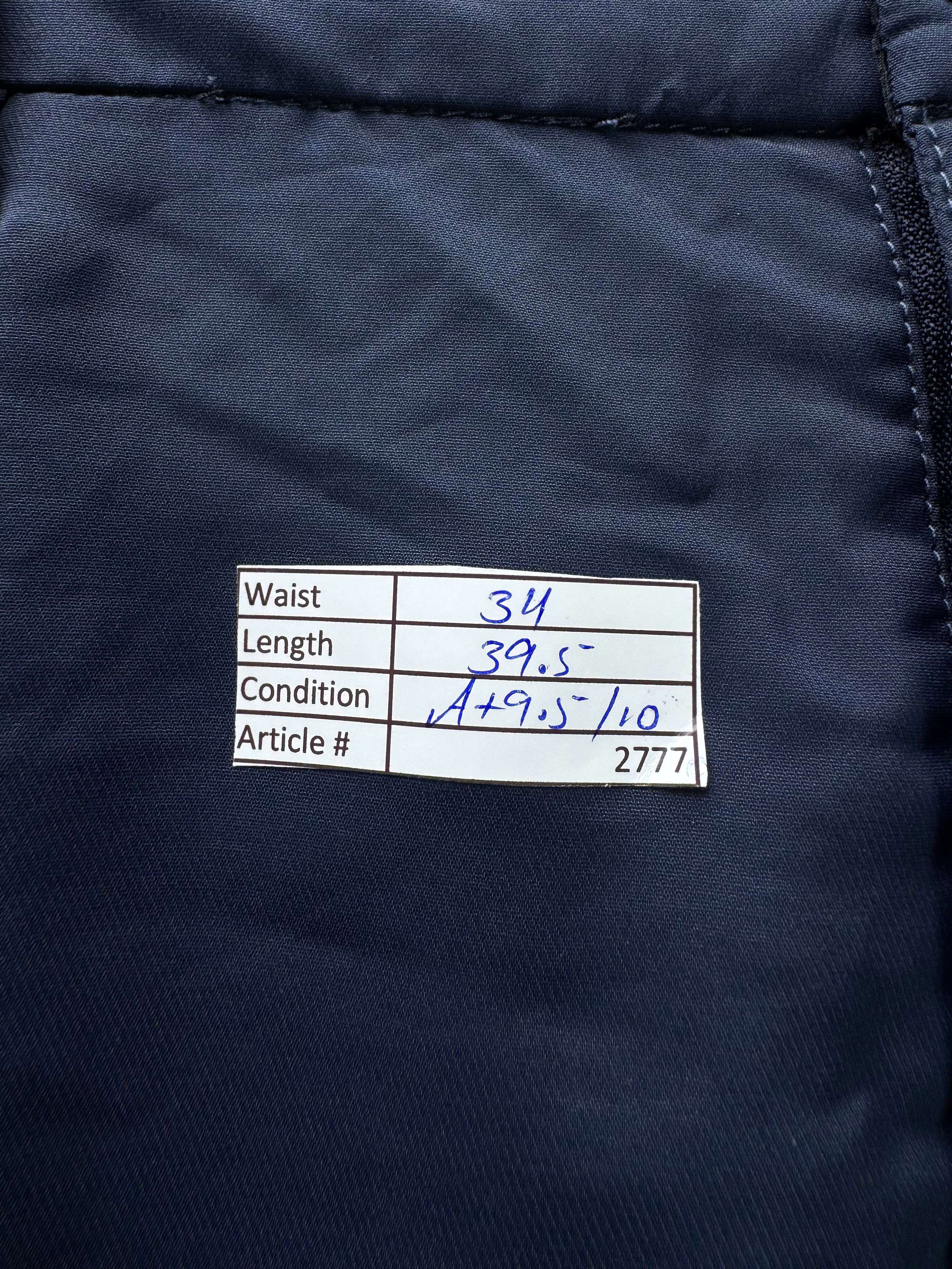 Benross® Waist: 34" | Blue | Golf Pants | Poly - Elastane | 2777 - Genuine Maal