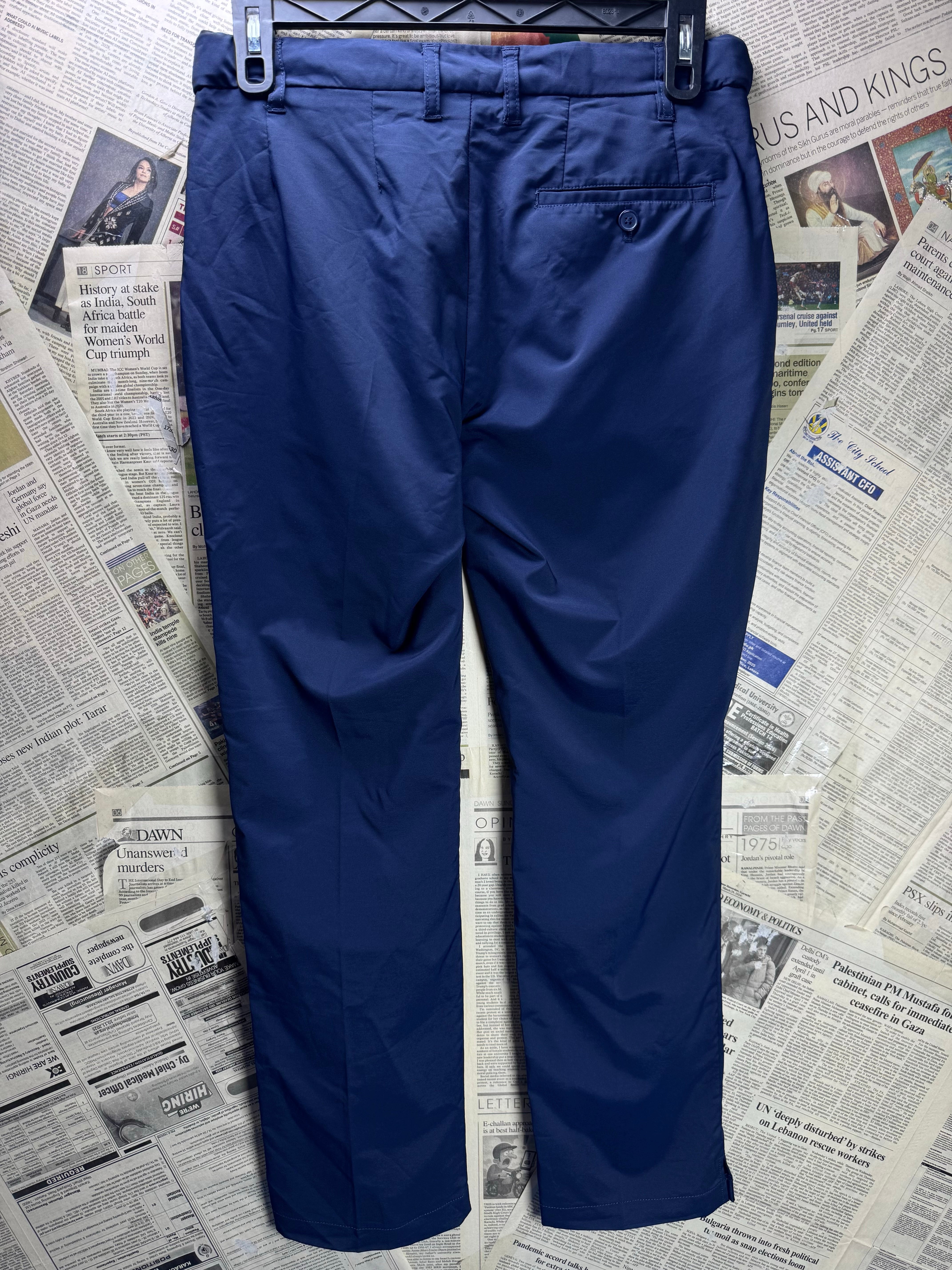 Benross® Waist: 34" | Blue | Golf Pants | Poly - Elastane | 2777 - Genuine Maal