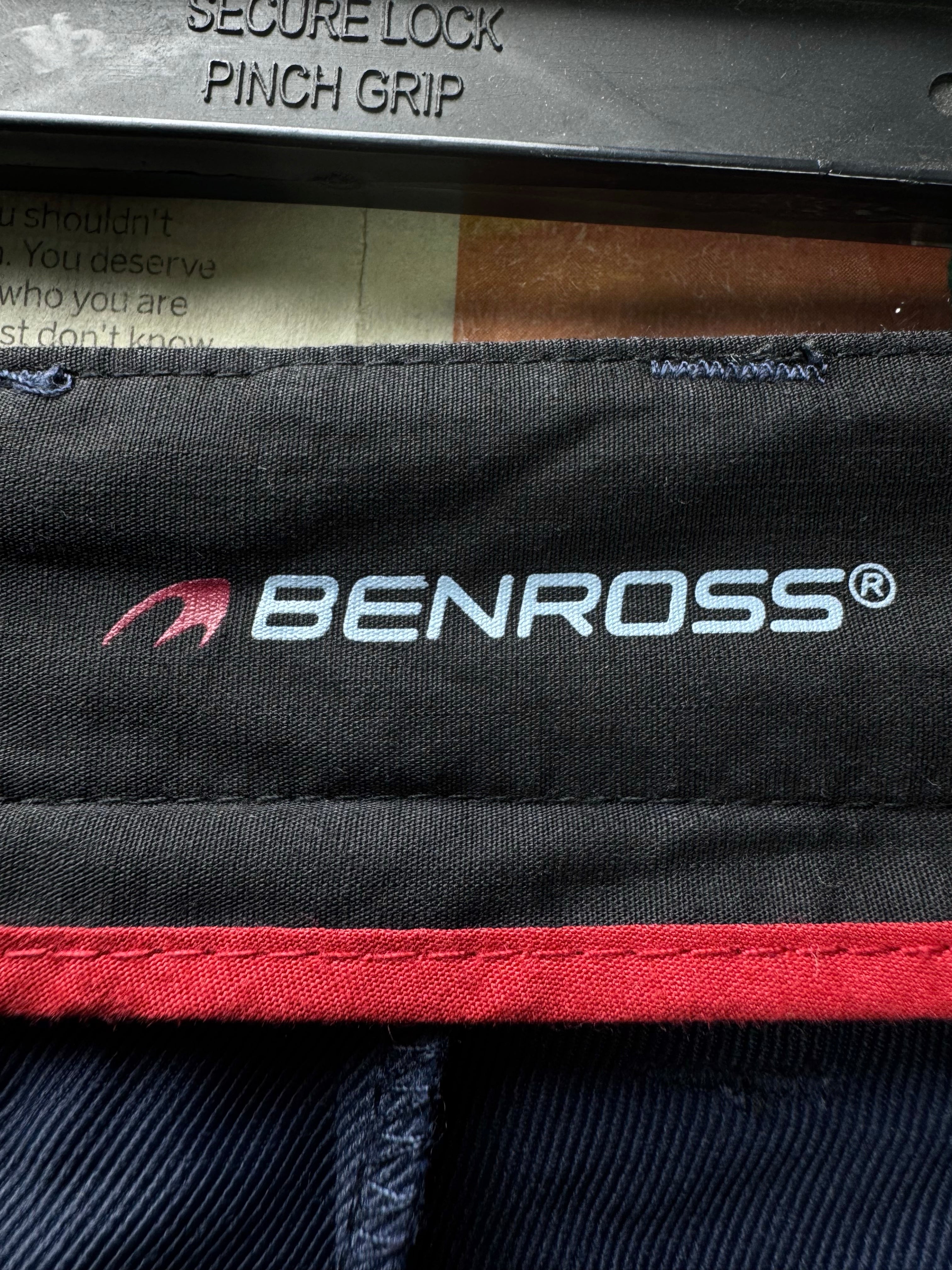 Benross® Waist: 34" | Blue | Golf Pants | Poly - Elastane | 2777 - Genuine Maal