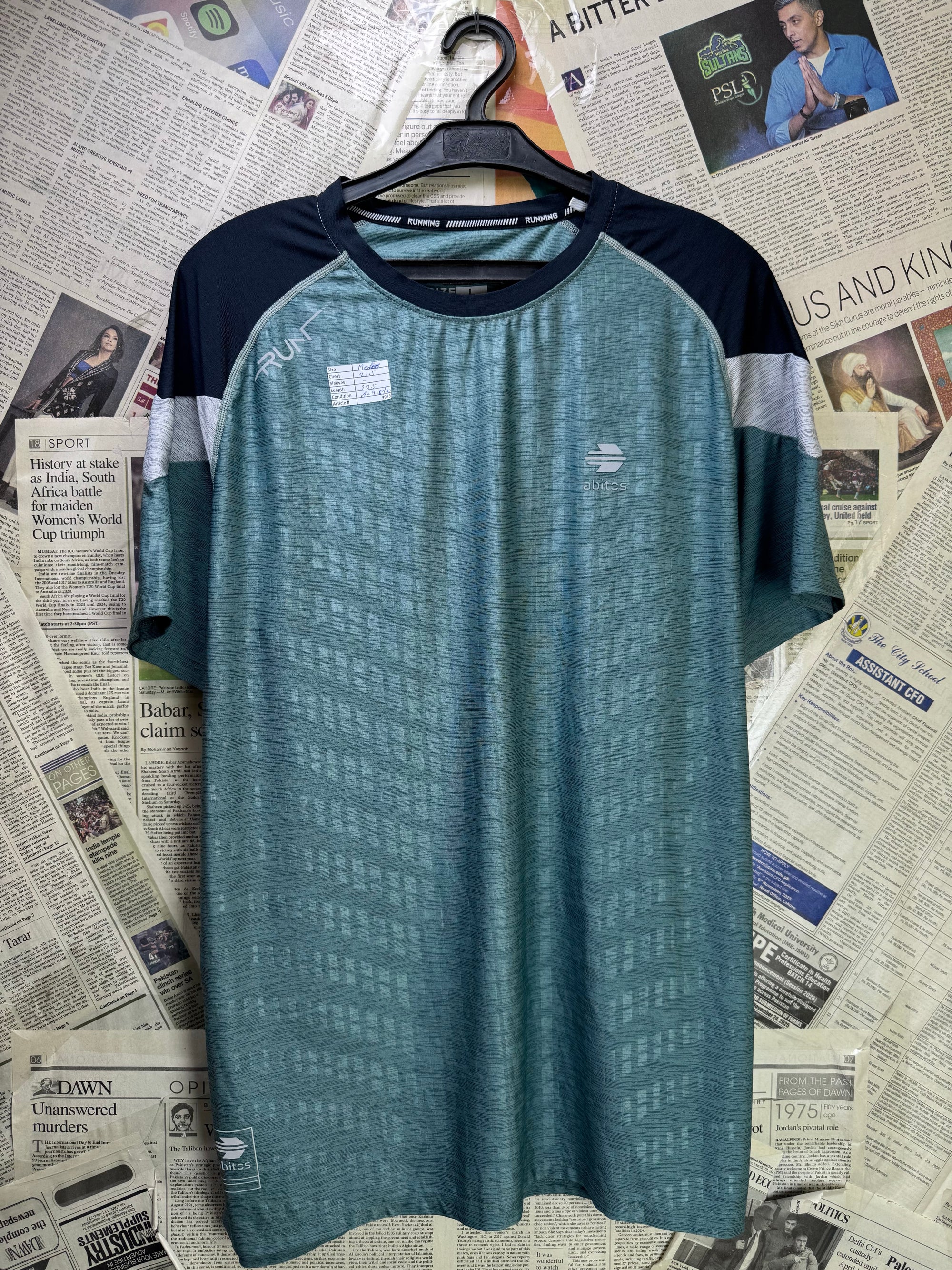 ® Medium | Chest: 21.5" | Gym T-Shirt | Poly - Elastane | 3985 - Genuine Maal