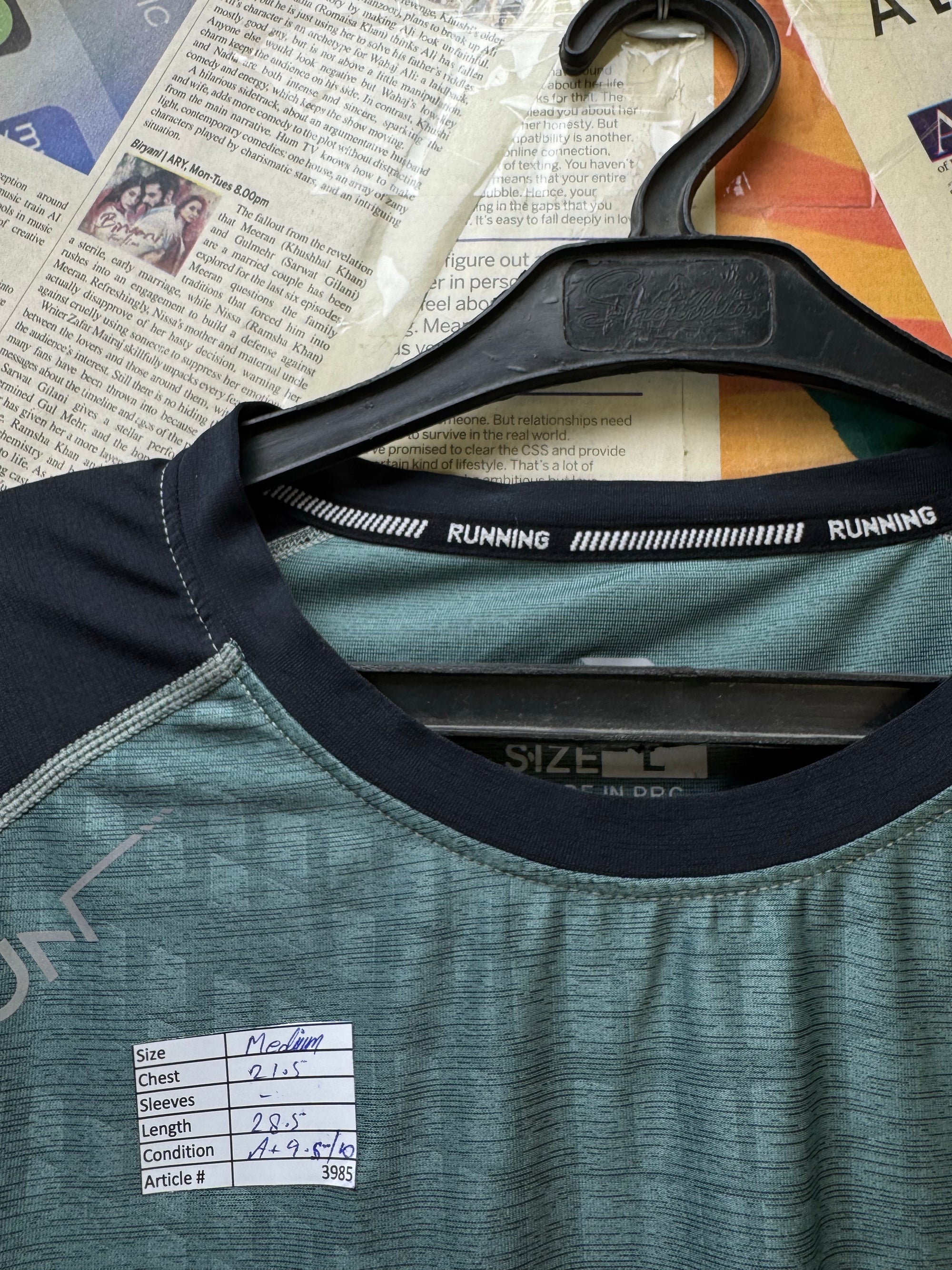 ® Medium | Chest: 21.5" | Gym T-Shirt | Poly - Elastane | 3985 - Genuine Maal