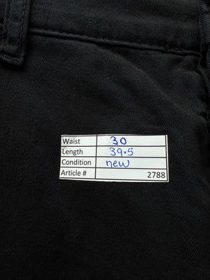 MAN® Waist: 30" | Black | Cargo Pants | Cotton | 2788 - Genuine Maal