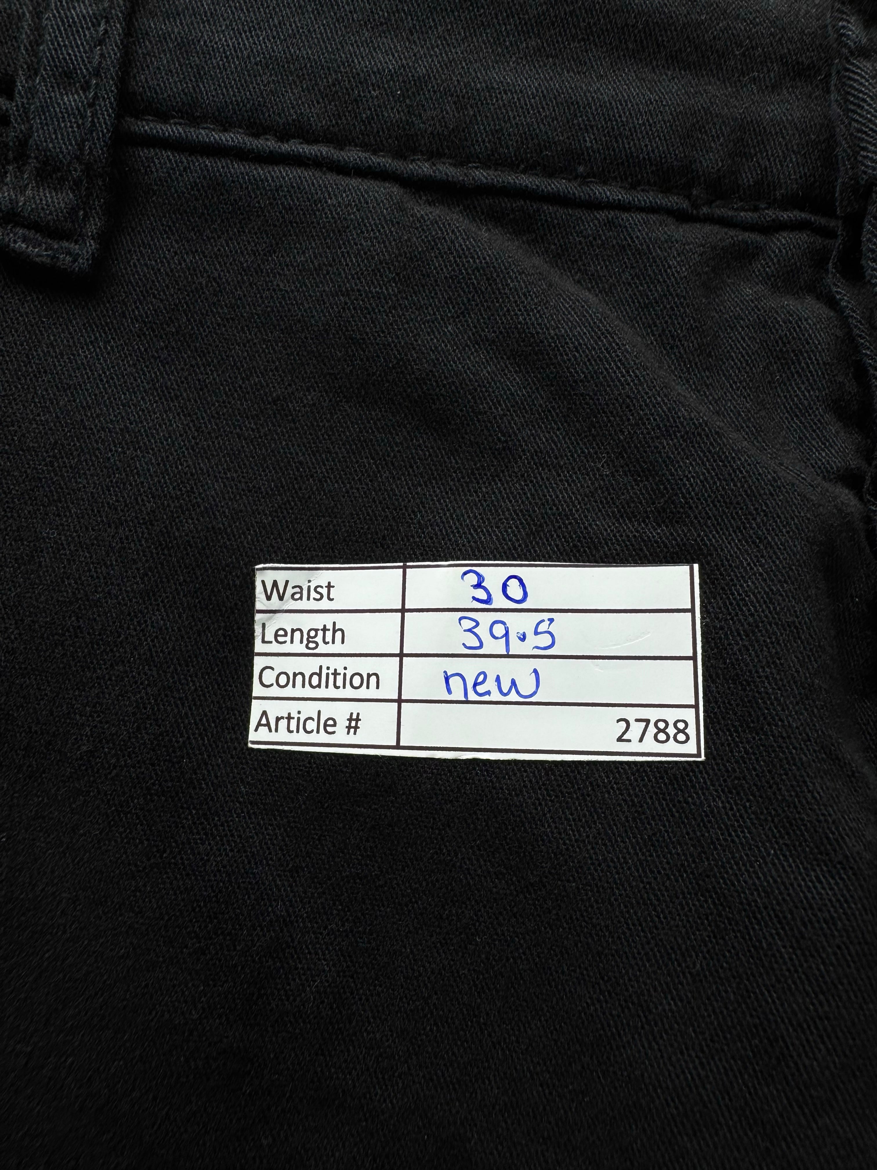 MAN® Waist: 30" | Black | Cargo Pants | Cotton | 2788 - Genuine Maal