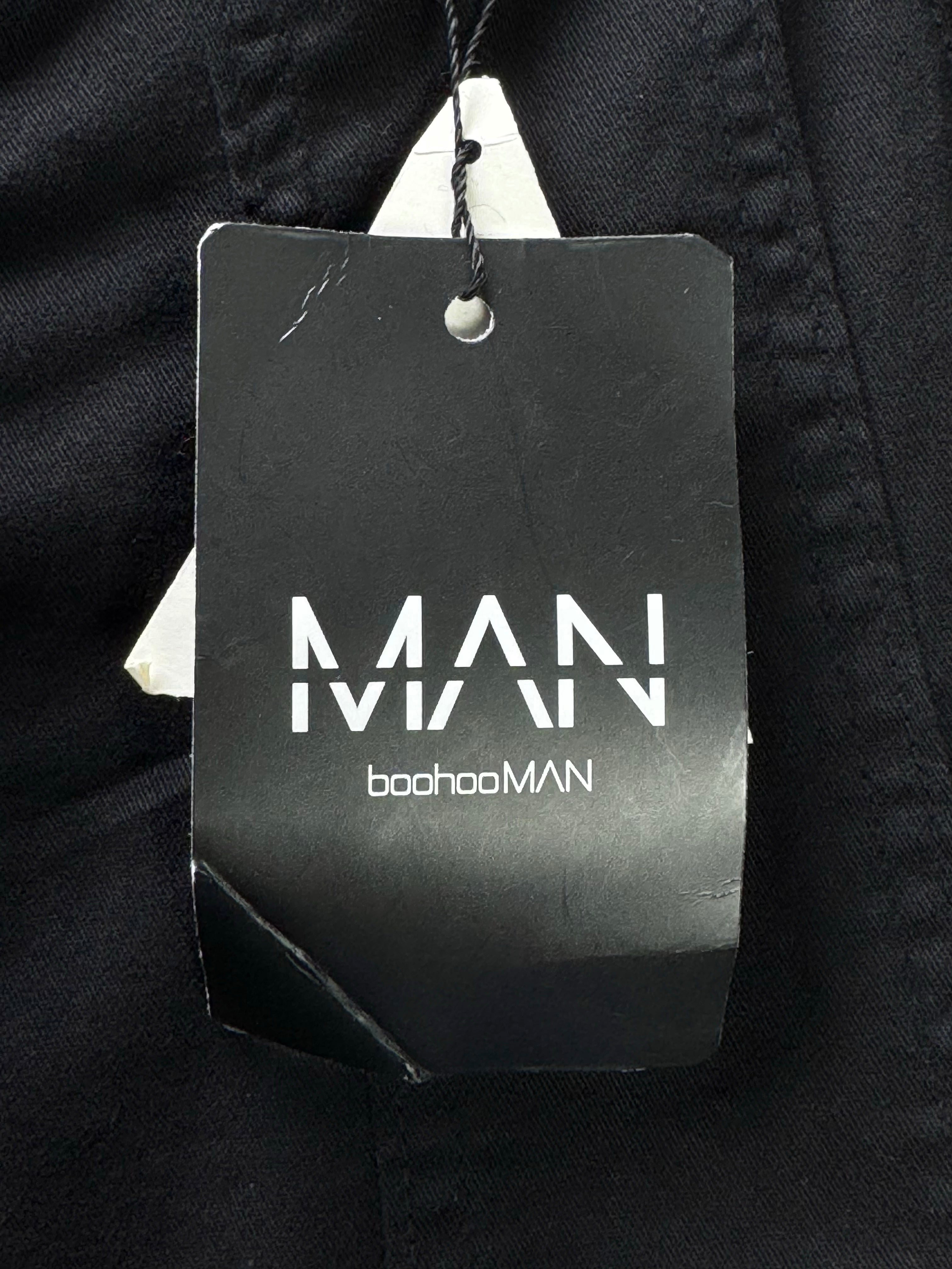 MAN® Waist: 30" | Black | Cargo Pants | Cotton | 2788 - Genuine Maal