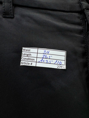 Benross® Waist: 34" | Black | Golf Pants | Poly - Elastane | 2785 - Genuine Maal