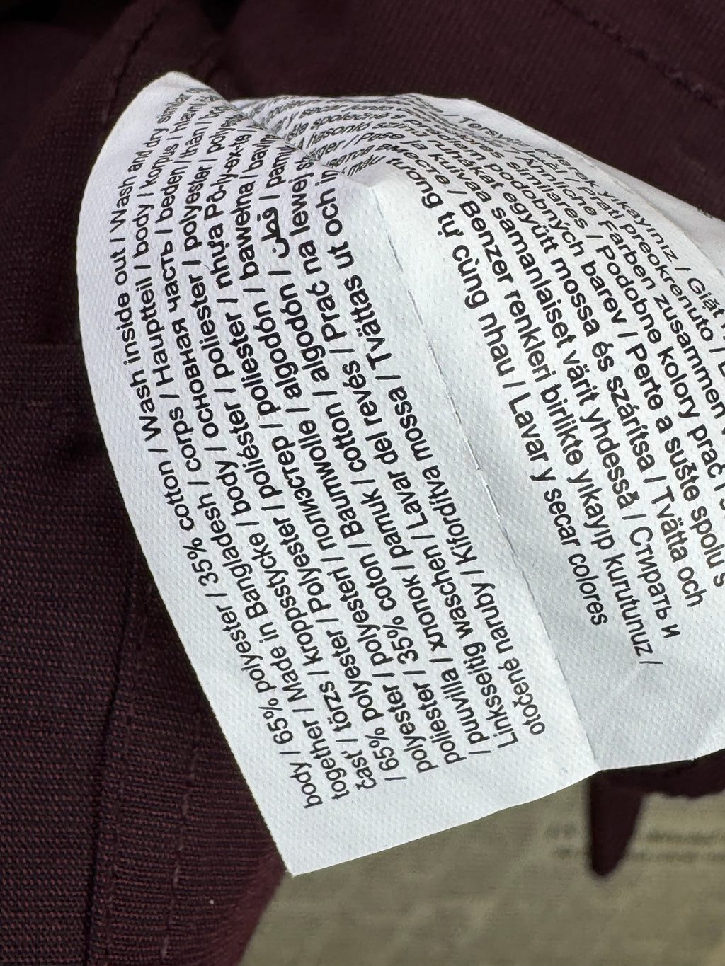 F&F® XL | Chest: 26" | Burgundy | Shirt | Poly - Cotton | 3838 - Genuine Maal