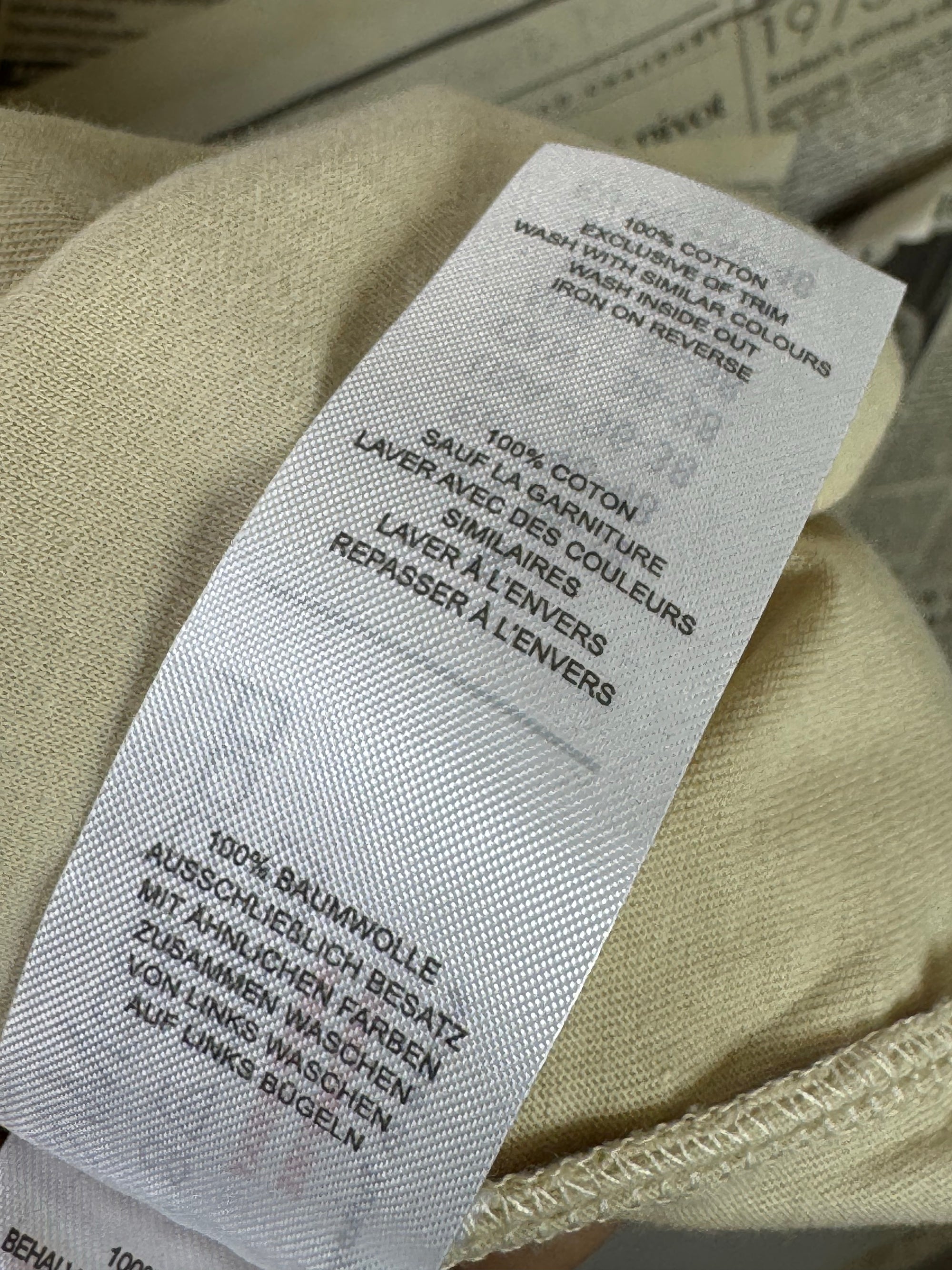 MAN® XS | Chest: 18.5" | Beige | Camp Collar Polo | Cotton | 3839 - Genuine Maal