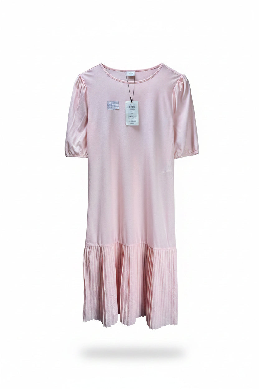 JDY® XS | Bust: 16.5" | Blush Pink | Midi Dress | B1 - 5174 - Genuine Maal