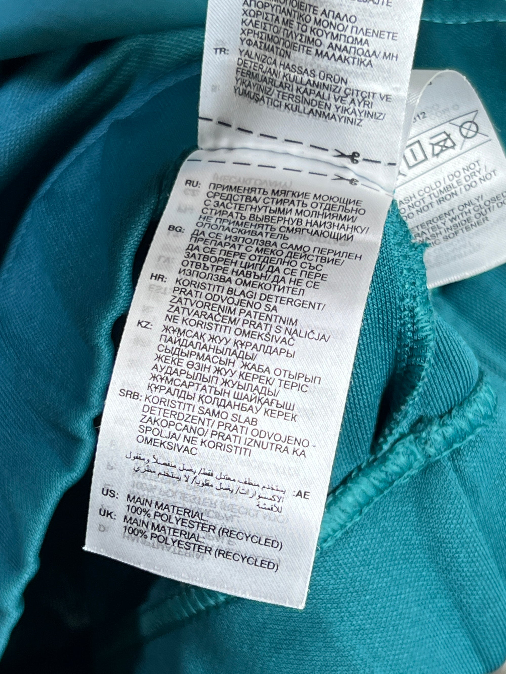 Adid*s® Small | Chest: 20" | Teal | Quarter Zip Pullover | 2143 - Genuine Maal