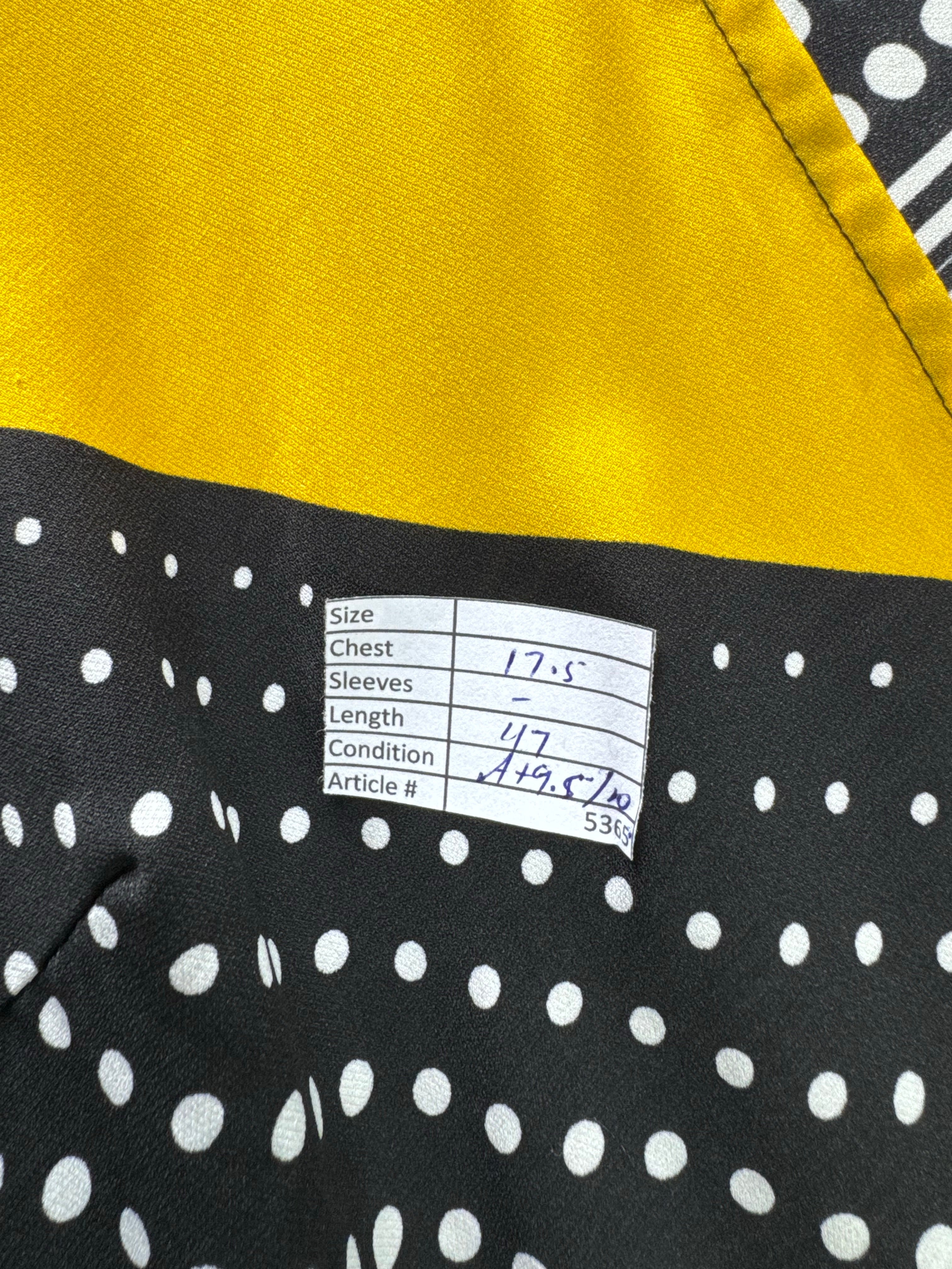Armani® Small | Bust: 17.5" | Abstract Print | Wrap Maxi Dress | B1 - 5365