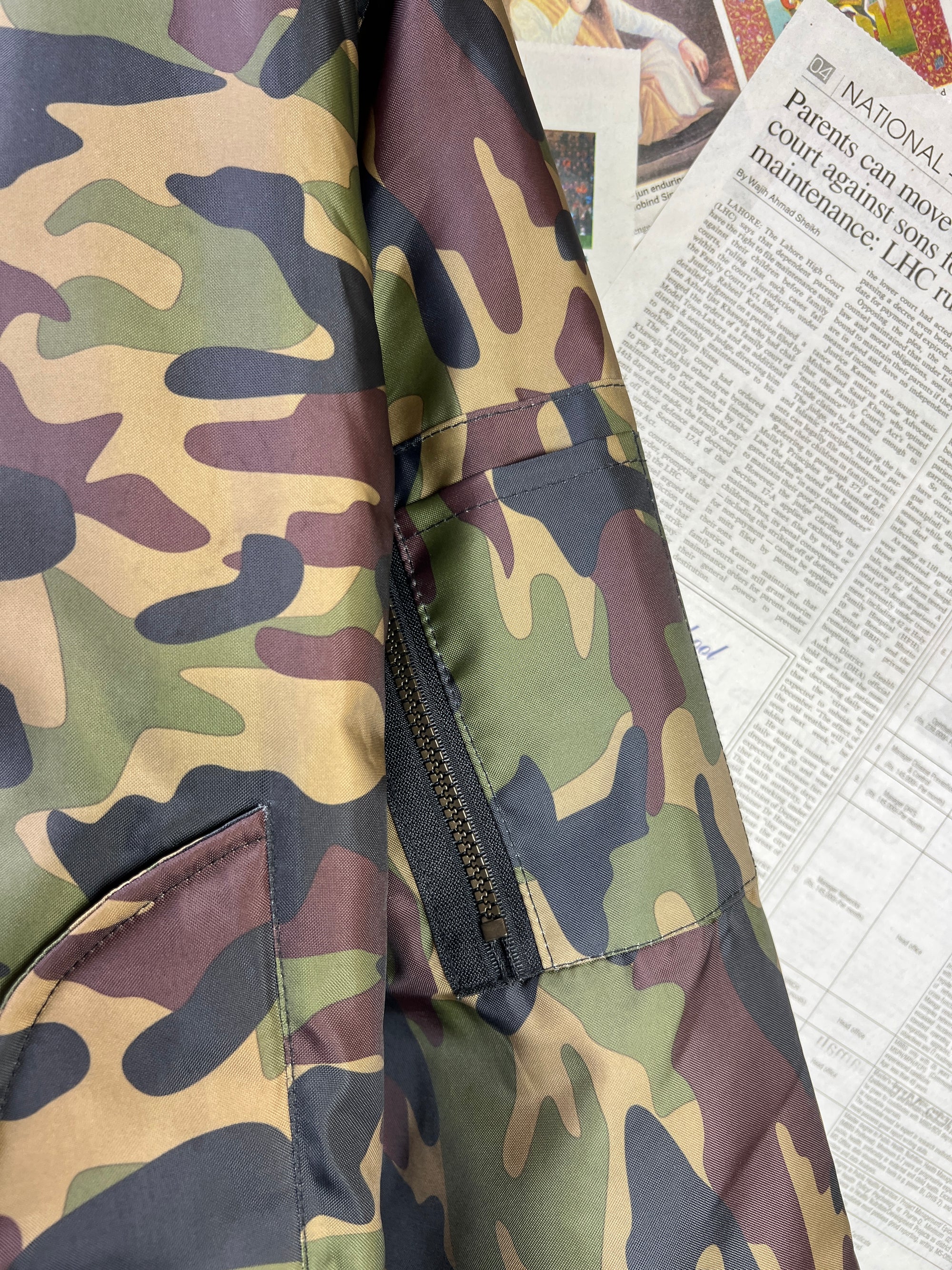 Made in England® Medium | Chest 25.5 | Oversize Bomber Jacket | Army Green | 2141