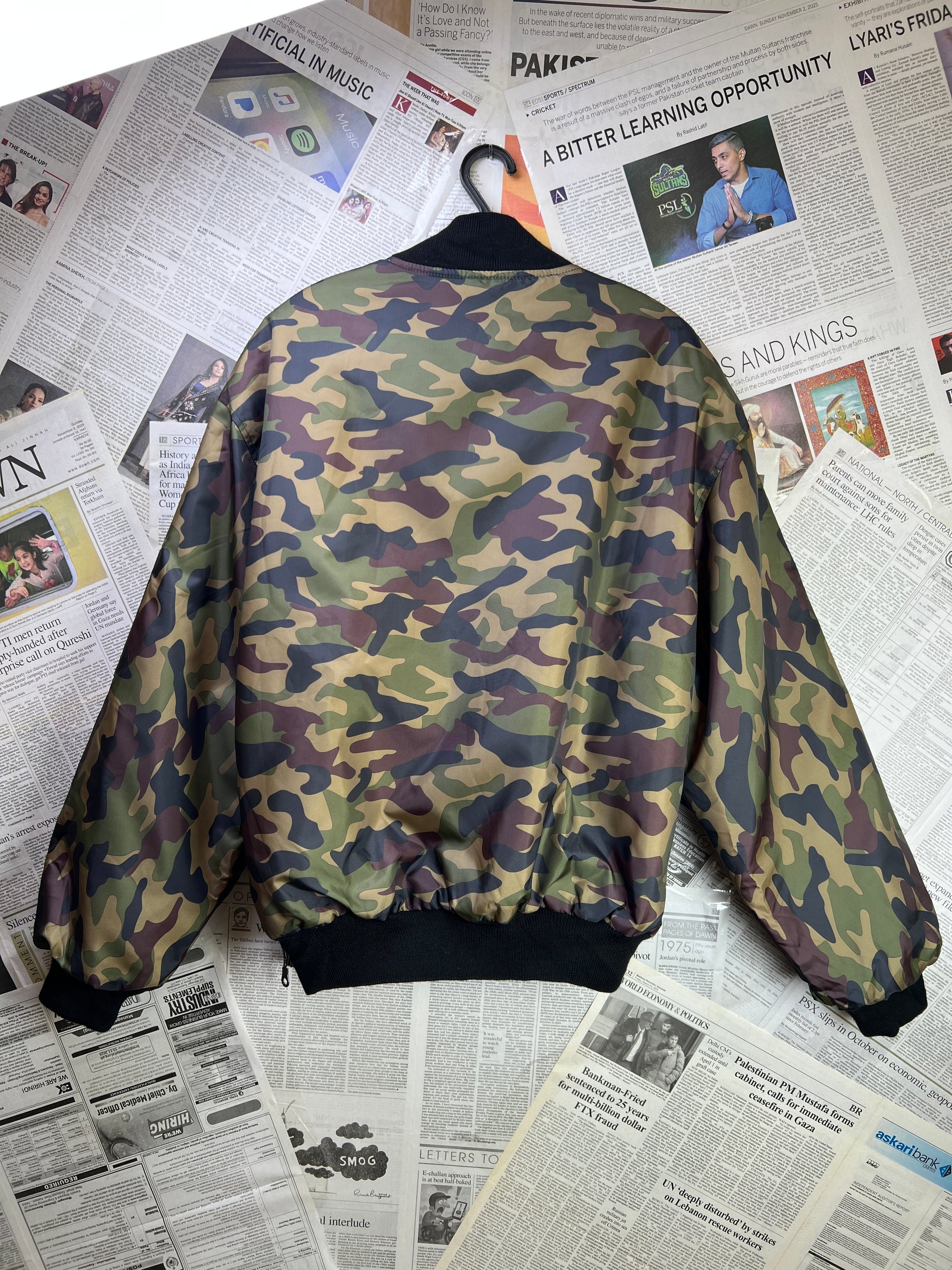 Made in England® Medium | Chest 25.5 | Oversize Bomber Jacket | Army Green | 2141