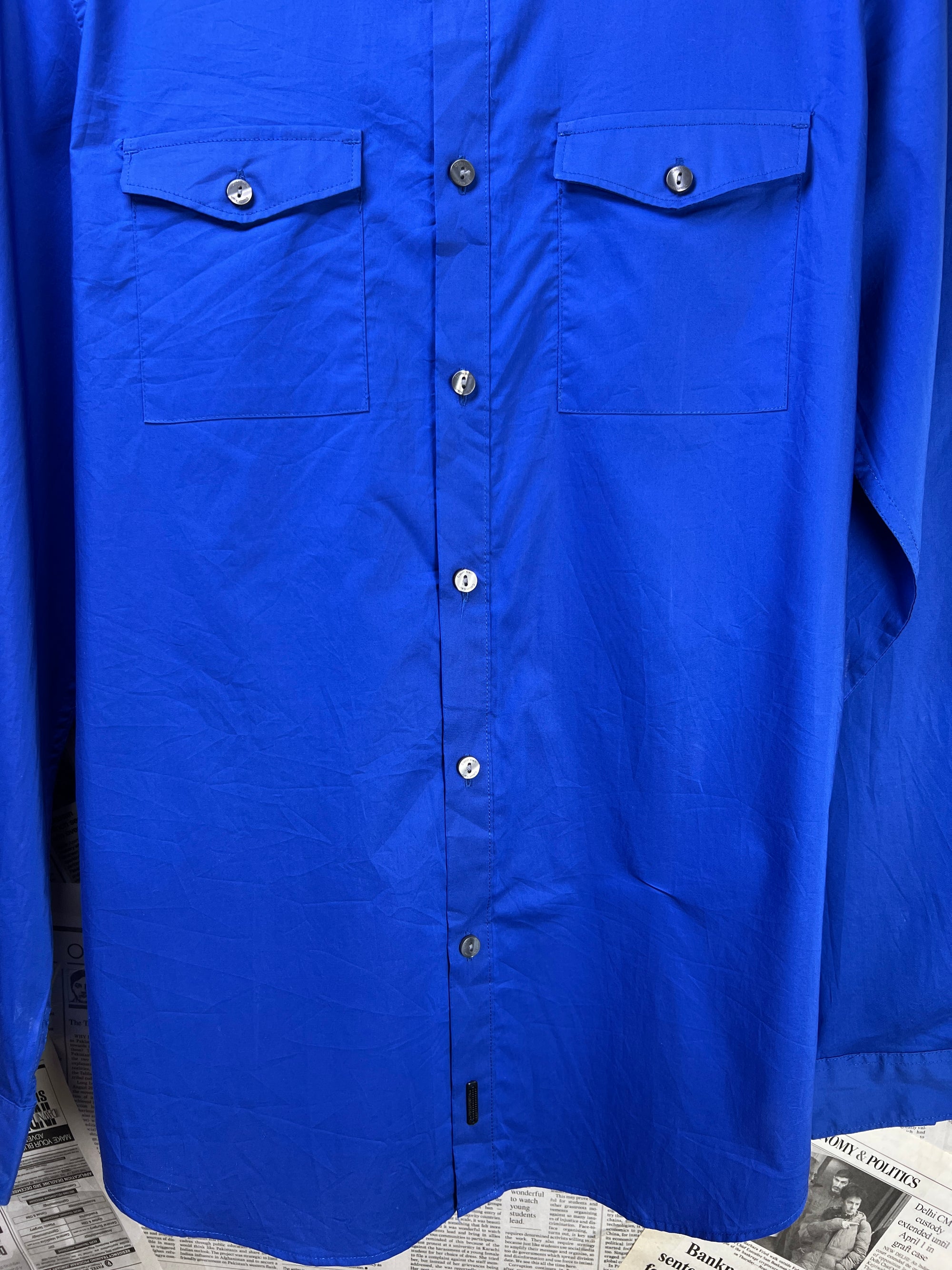 Calv*n Klein® Small | Chest: 20.5" | Royal Blue | Light Hoodie | 2145 - Genuine Maal