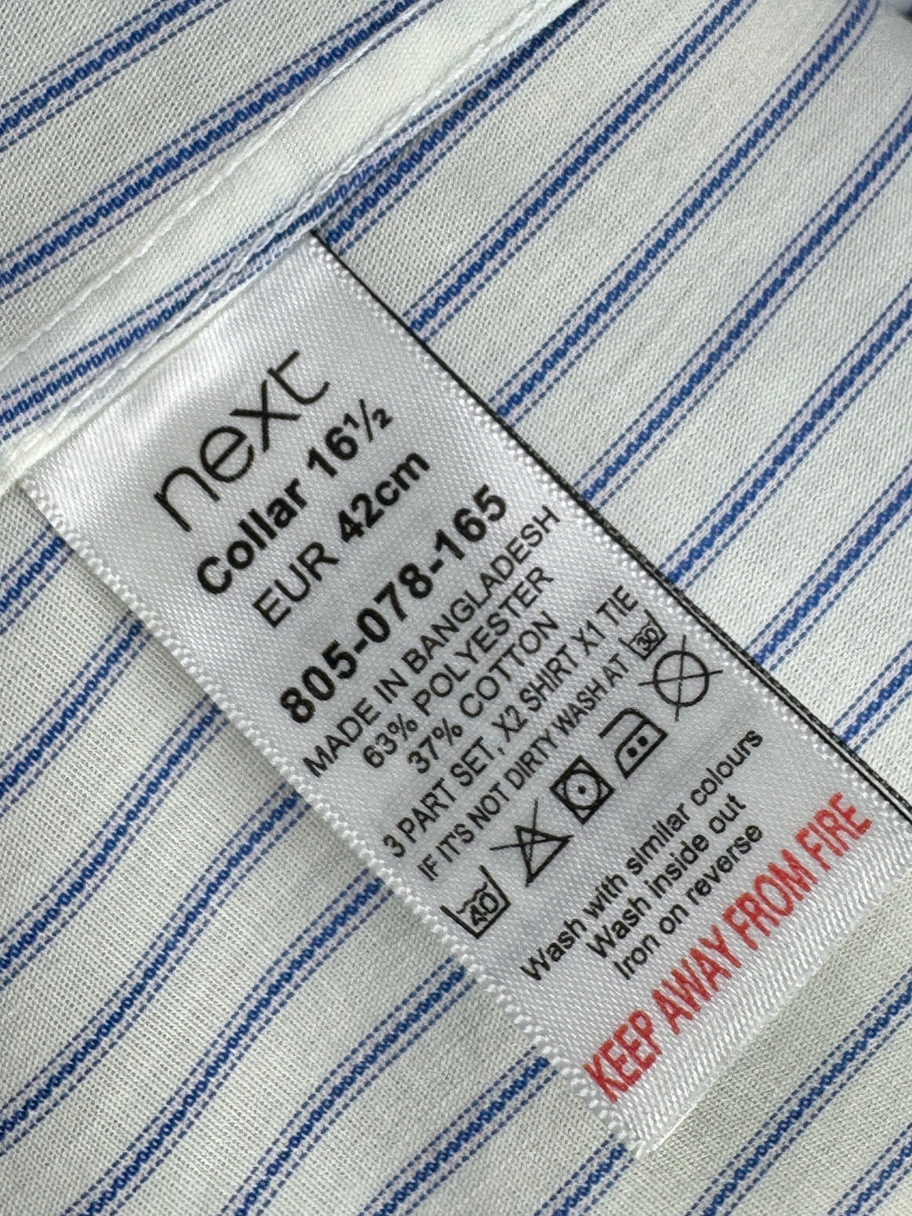 Next® Large | Chest: 23.5" | Stripe | Shirt | Poly - Cotton | 3826 - Genuine Maal