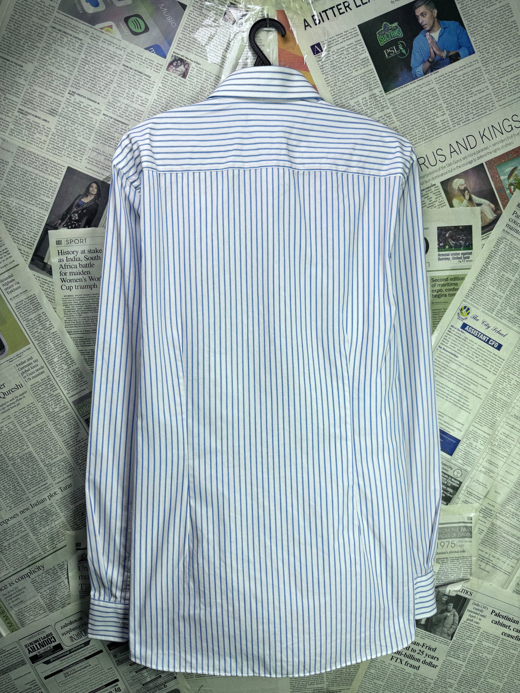 Next® Large | Chest: 23.5" | Stripe | Shirt | Poly - Cotton | 3826 - Genuine Maal