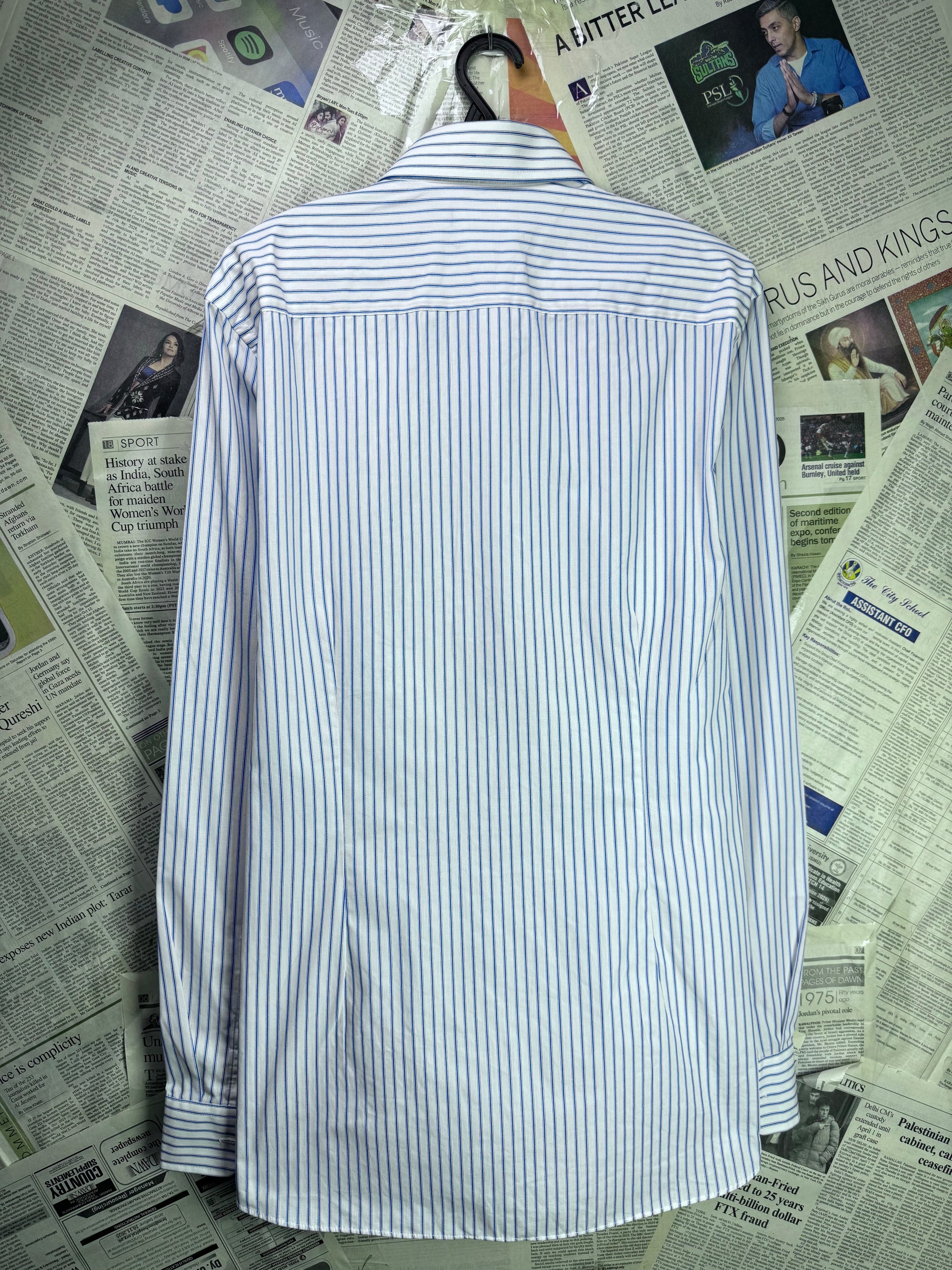 Next® Large | Chest: 23.5" | Stripe | Shirt | Poly - Cotton | 3826 - Genuine Maal