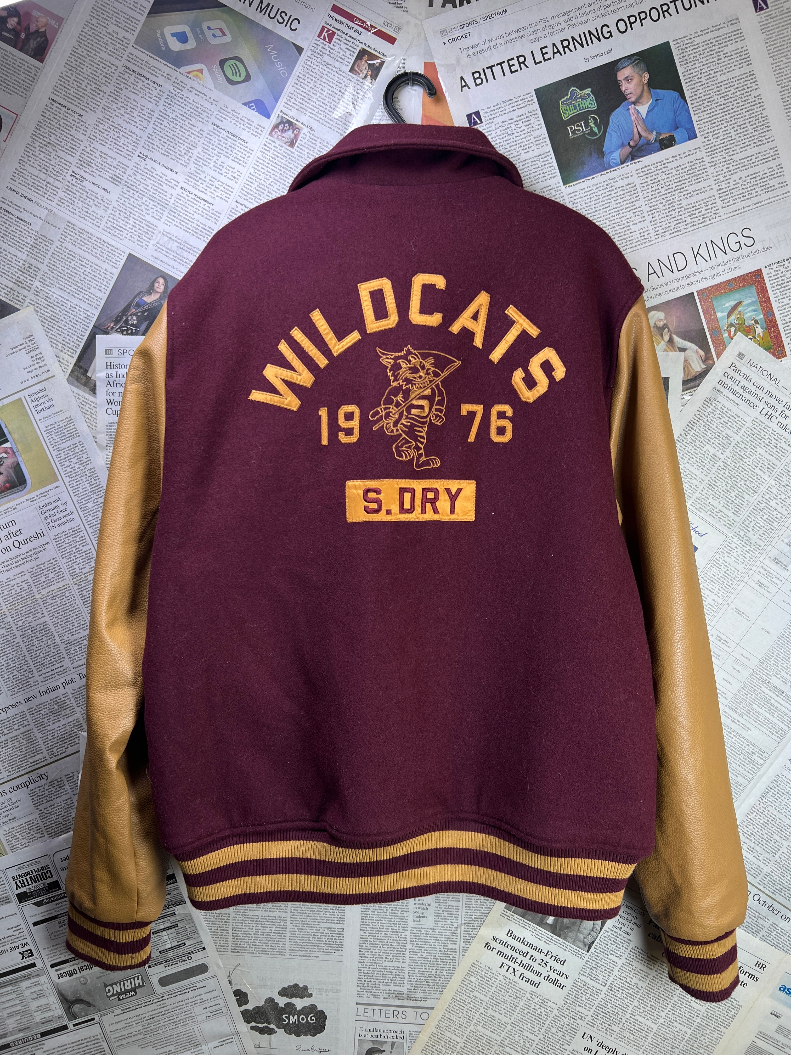 Super Dry® XL | Chest: 25" | Maroon | Varsity Jacket | 2126 - Genuine Maal
