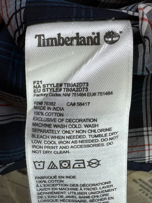 Timberland® Small | Chest: 20.5" | Blue Plaid | Shirt | Cotton | 4166 - Genuine Maal