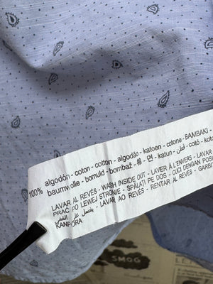 Zara® Large | Chest: 23.5" | Blue with Print | Shirt | Cotton | 4167 - Genuine Maal