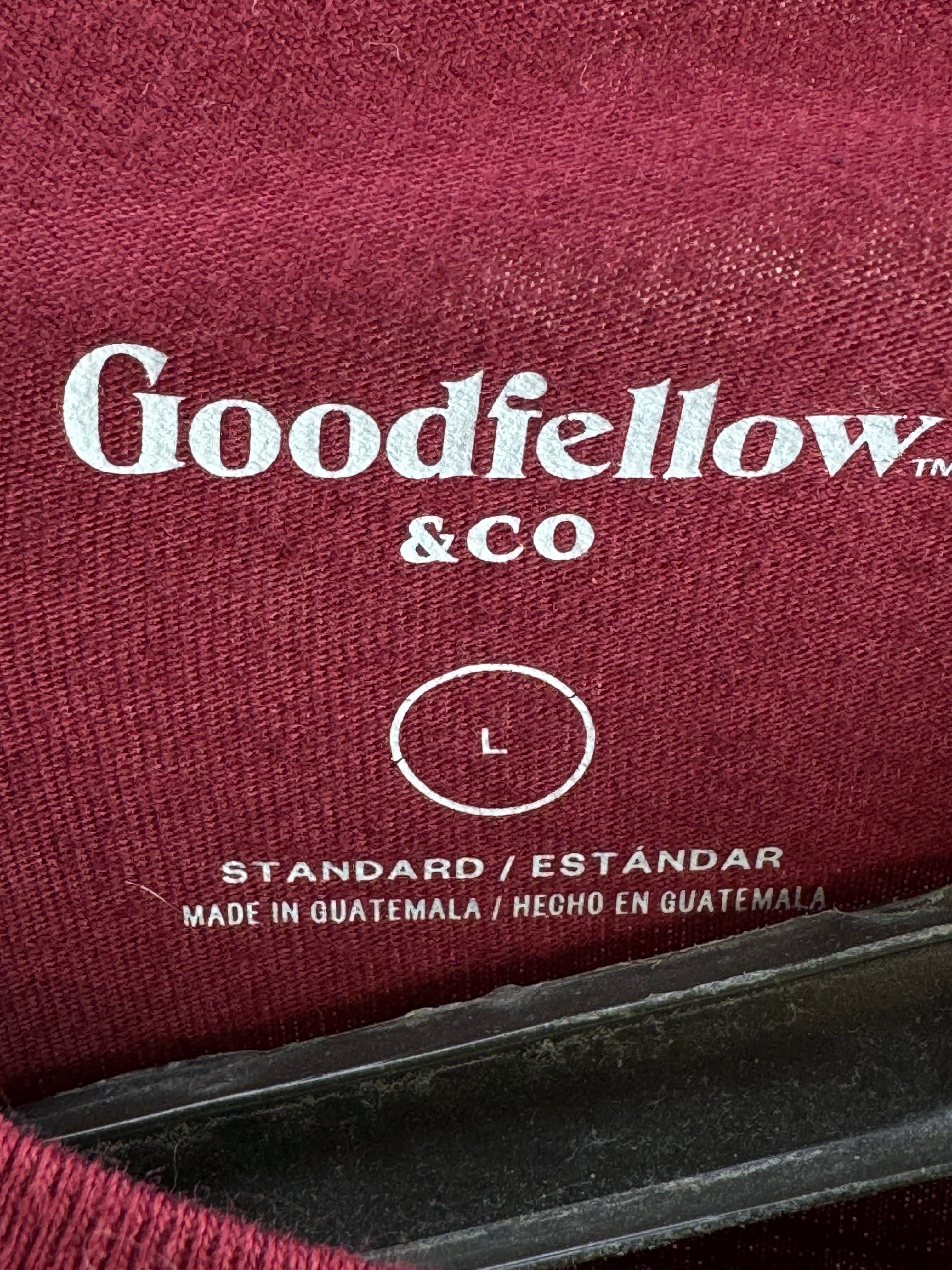 Goodfellow® Large | Chest: 23" | Blood Red | T-Shirt | Cotton - Poly | 4168 - Genuine Maal