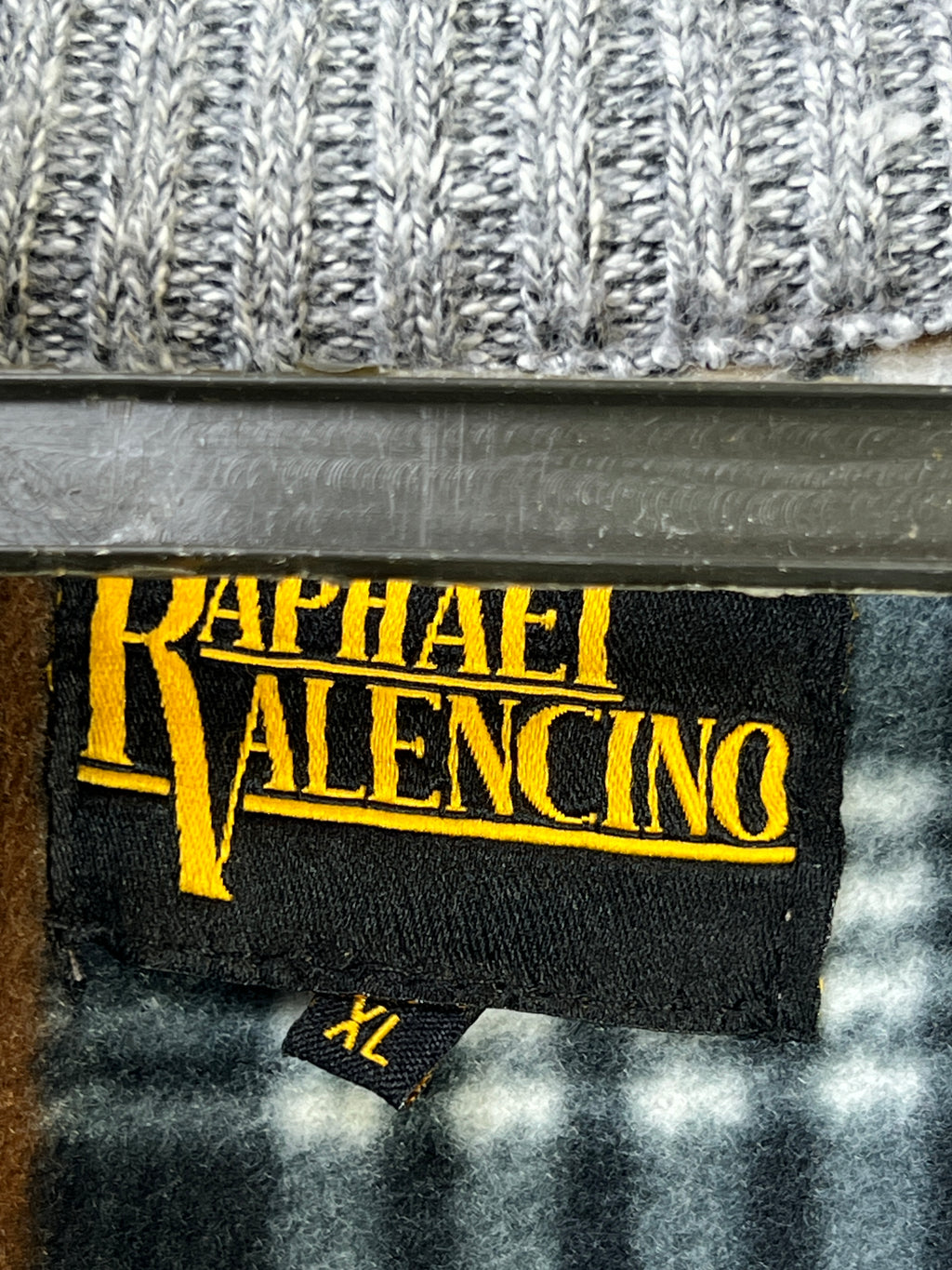 Raphael Ralencino® Large | Chest: 24" | Heather Brown | Full Zip Mock Neck Sweater | 2129 - Genuine Maal