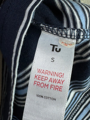 Tu® Small | Chest: 19.5" | Blue | T-Shirt | Cotton | 4169 - Genuine Maal