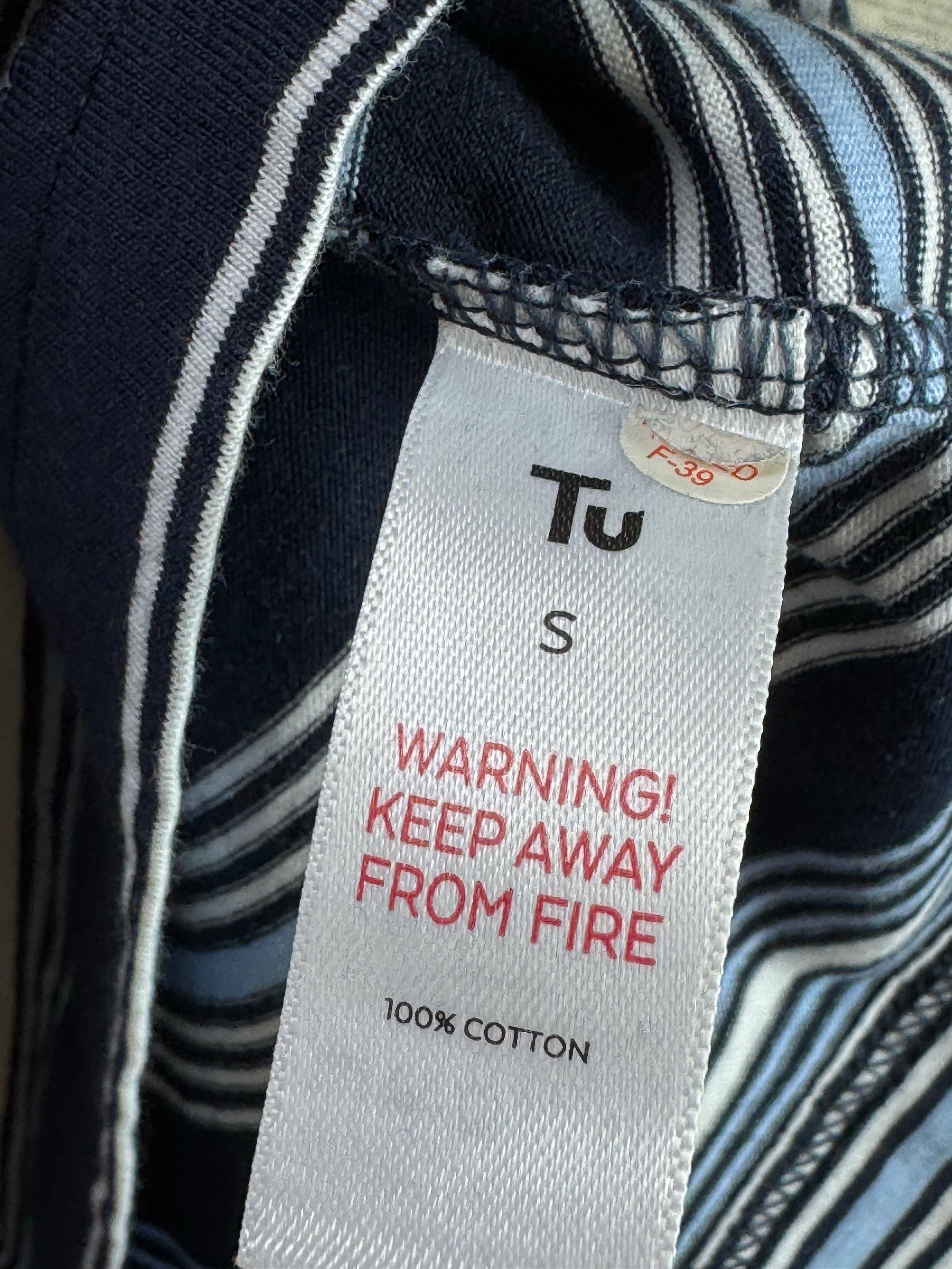 Tu® Small | Chest: 19.5" | Blue | T-Shirt | Cotton | 4169 - Genuine Maal