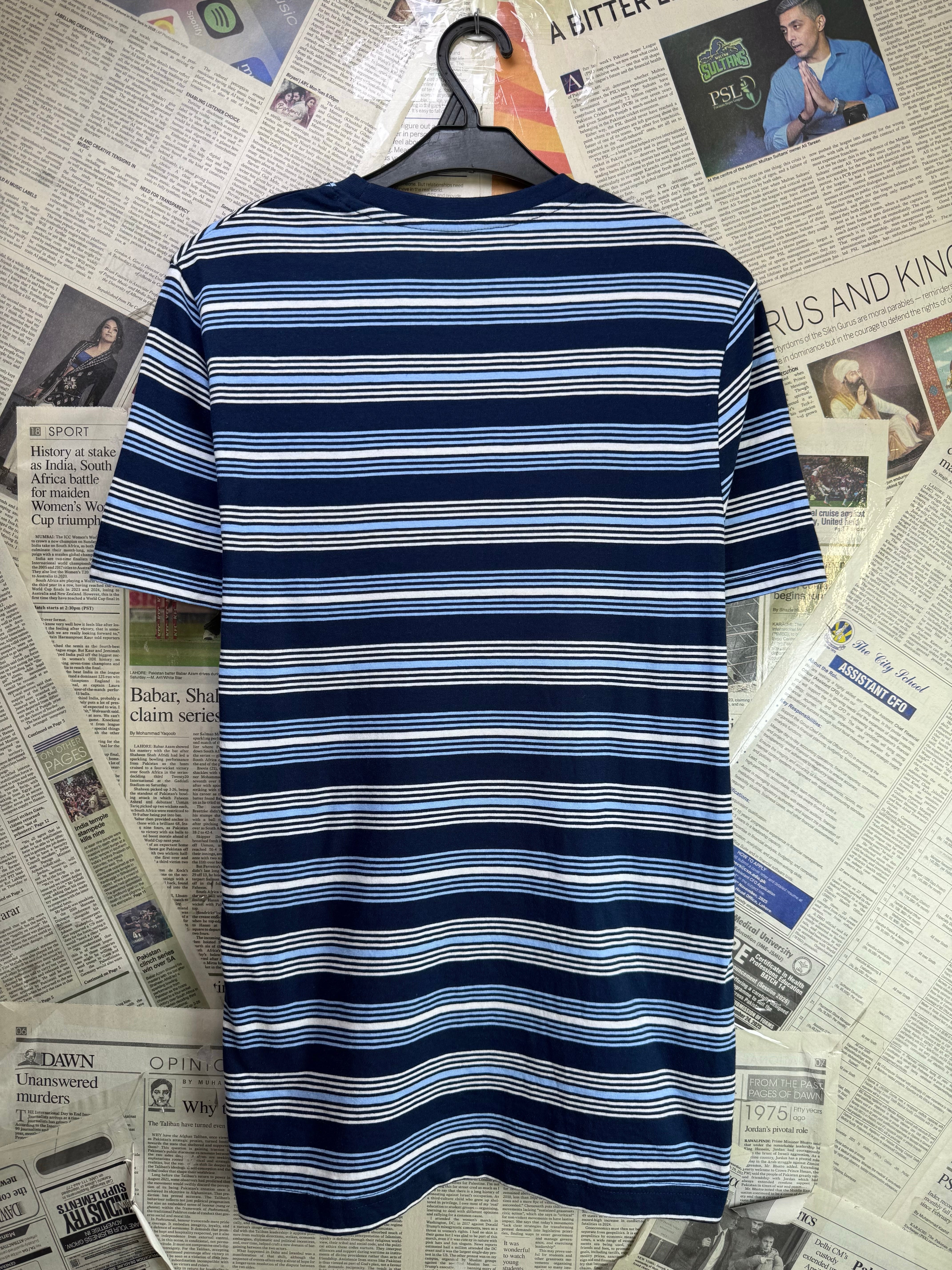 Tu® Small | Chest: 19.5" | Blue | T-Shirt | Cotton | 4169 - Genuine Maal