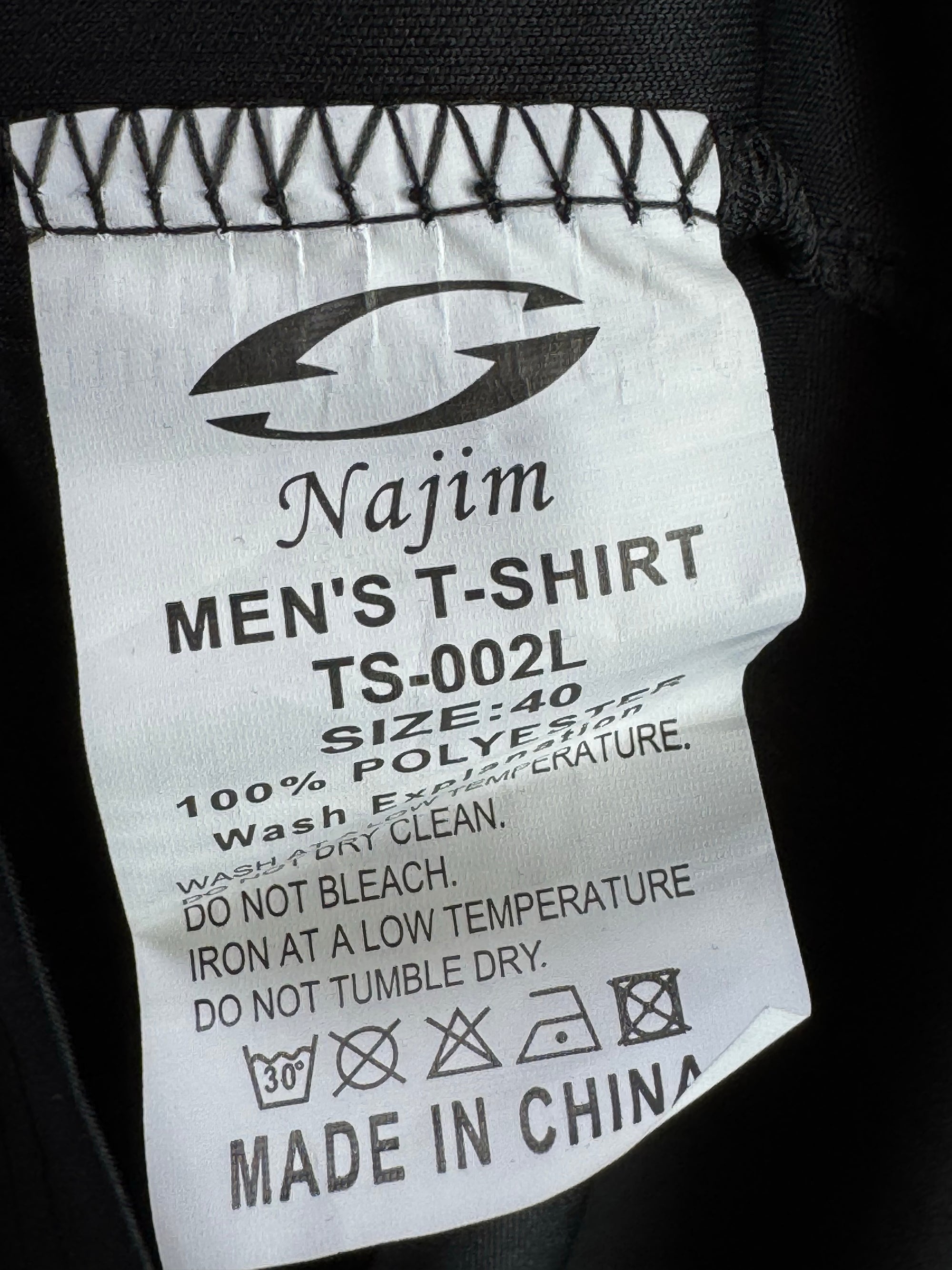 Najim® Small | Chest: 20.5" | Black | Performace T-Shirt | Poly | 4170 - Genuine Maal