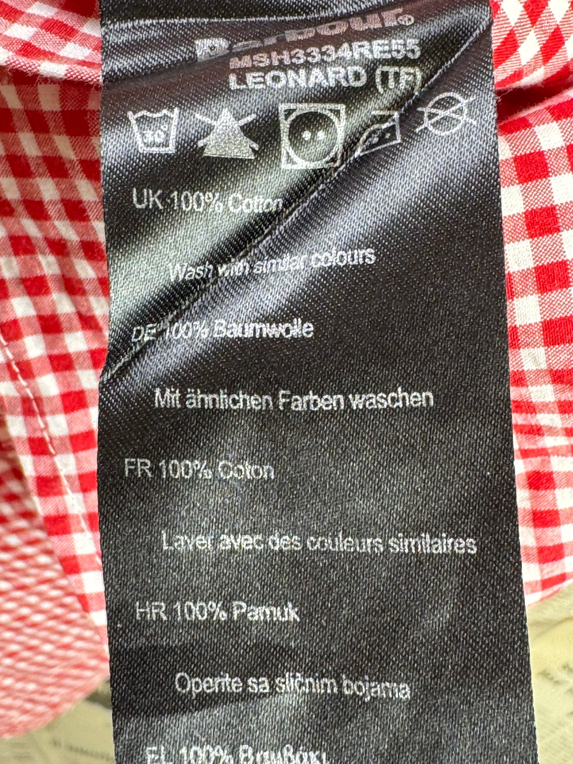 Barbour® L/XL | Chest: 24.5" | Check | Shirt | Cotton | 4180 - Genuine Maal