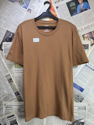 Sonoma® Medium | Chest: 21.5" | Brown | T-Shirt | Cotton - Poly | 4178 - Genuine Maal