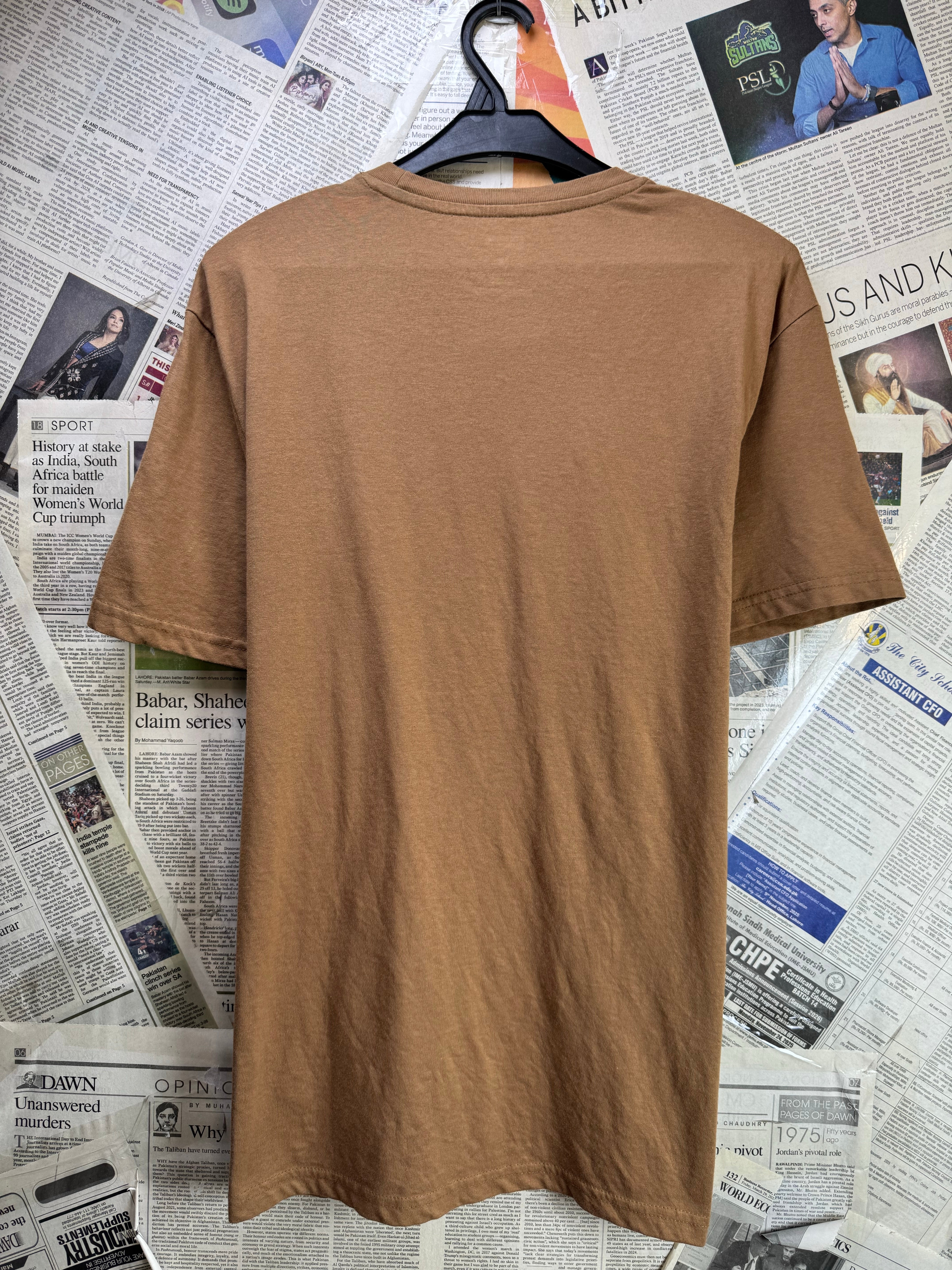Sonoma® Medium | Chest: 21.5" | Brown | T-Shirt | Cotton - Poly | 4178 - Genuine Maal