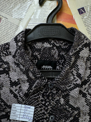 Burton® Small | Chest: 20" | Python Print | Shirt | Viscose | 4179 - Genuine Maal