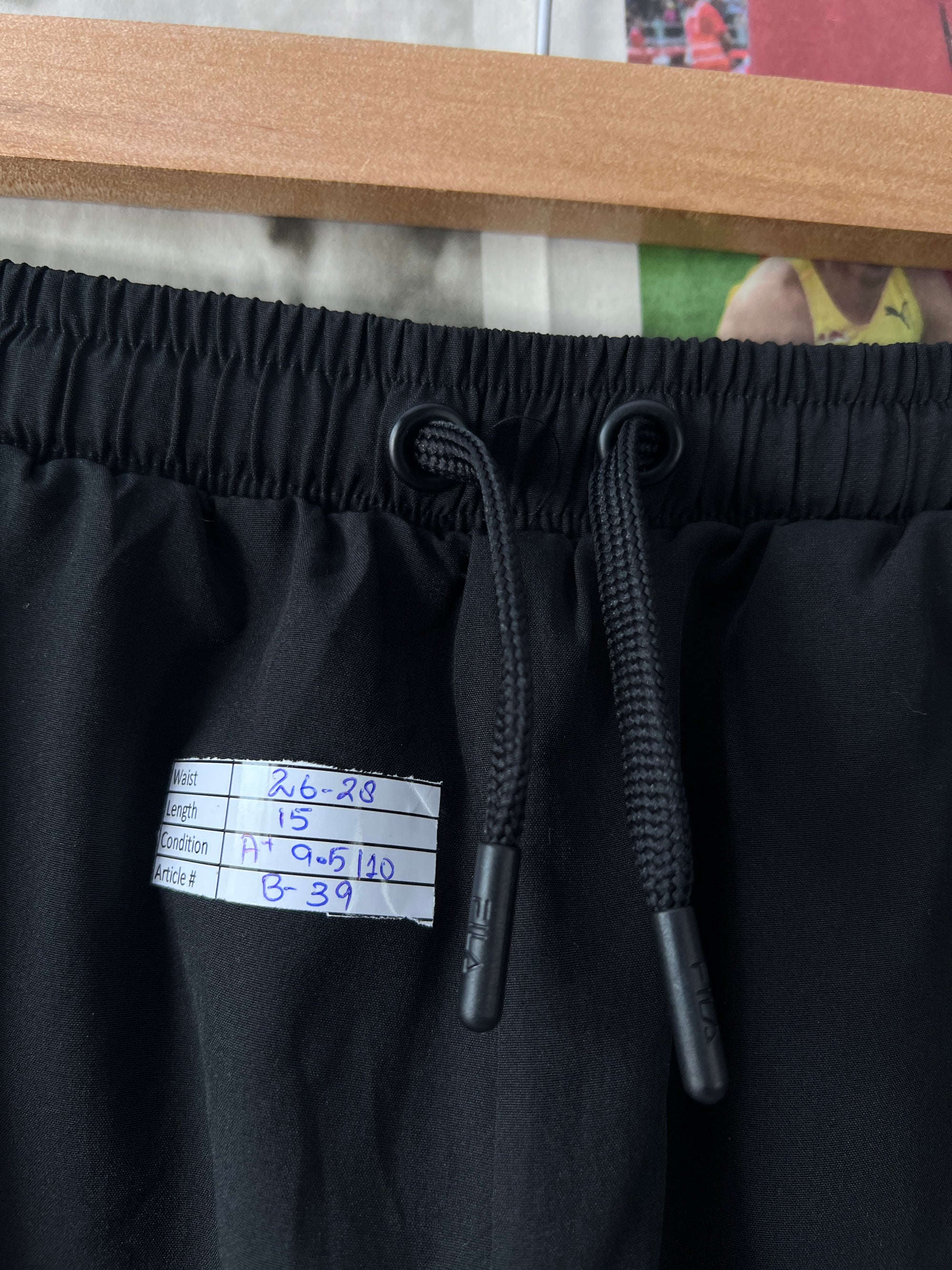 FILA® Black | Waist: 26" to 28" | B39 - My Store