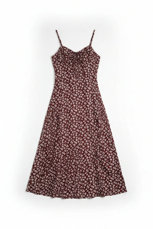 Shein® XS | Bust: 16" | Floral | Maxi Dress | Poly - Cotton | B1 - 5350 - Genuine Maal