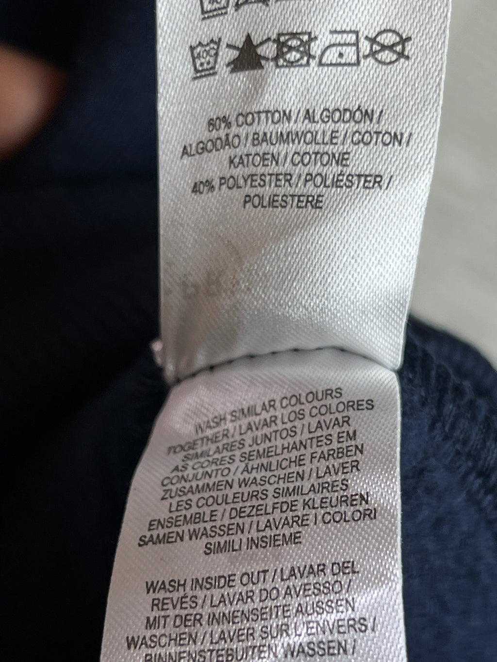 Primark® Medium | Chest 22.5 | Jacket with Hoodie | Blue | 2127 - Genuine Maal