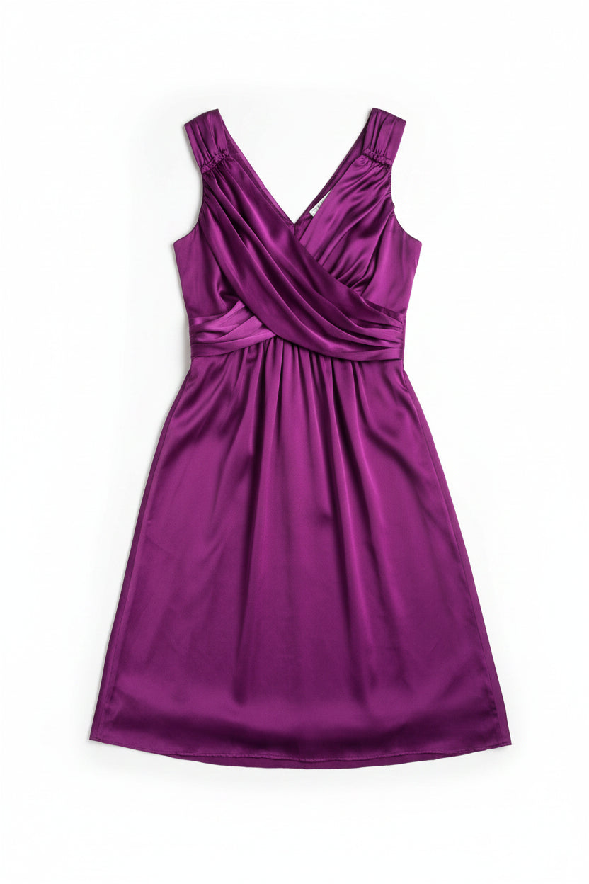 Marc New York® XS | Bust: 17" | Purple | Mini Dress | Polyester | B1 - 4985 - Genuine Maal