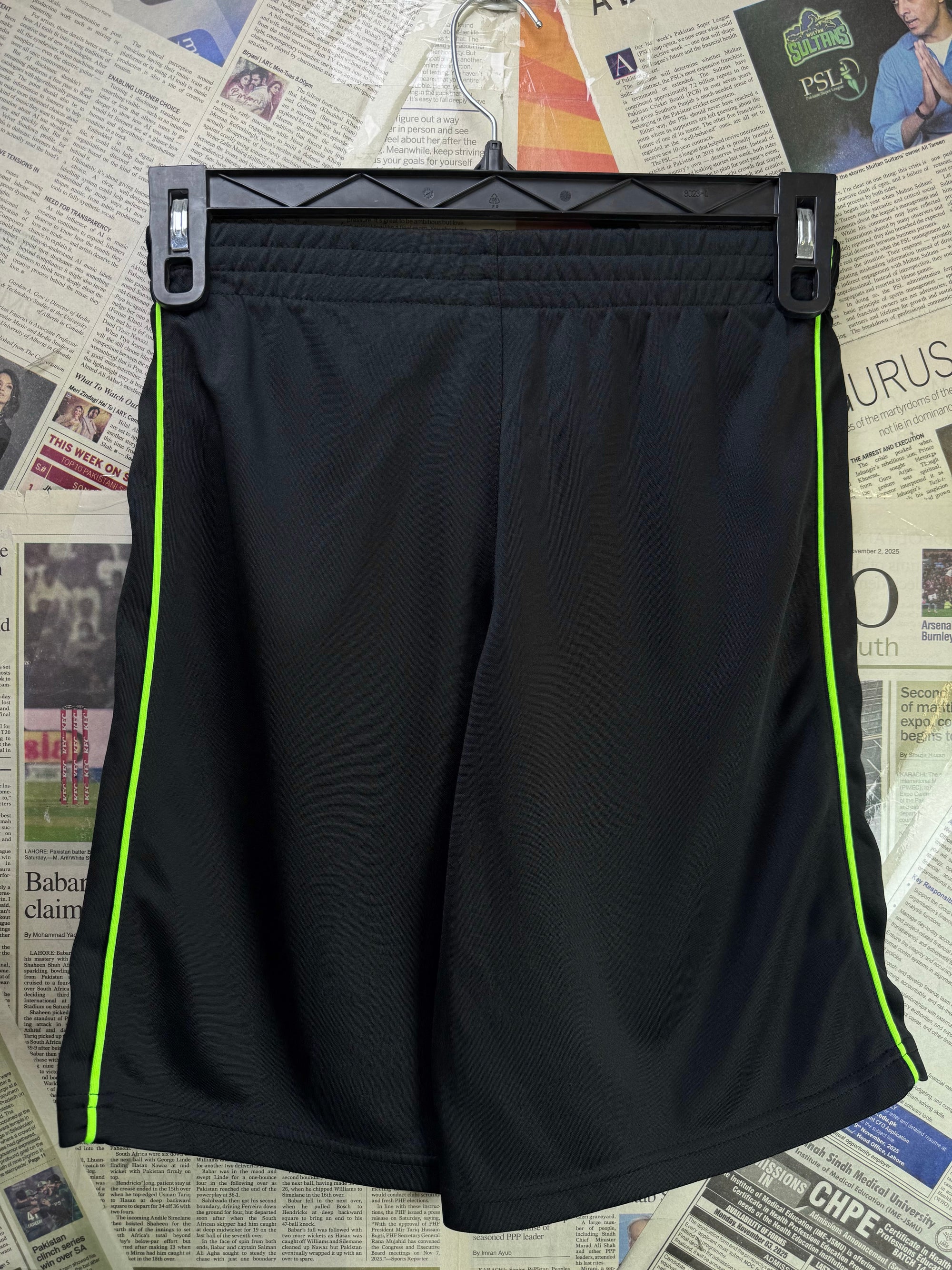 P*ma® Waist: 24" to 26" | Black | Sports Shorts | Poly | 1396 - Genuine Maal