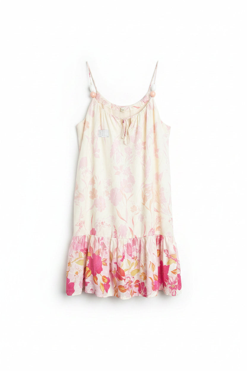 River Island® Medium | Bust: 19" | Floral | Mini Dress | Polyester | B2 - 5186 - Genuine Maal