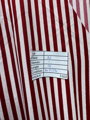 Shein® Large | Bust: 20" | Pink Stripes | Maxi Dress | B2 - 5163 - Genuine Maal