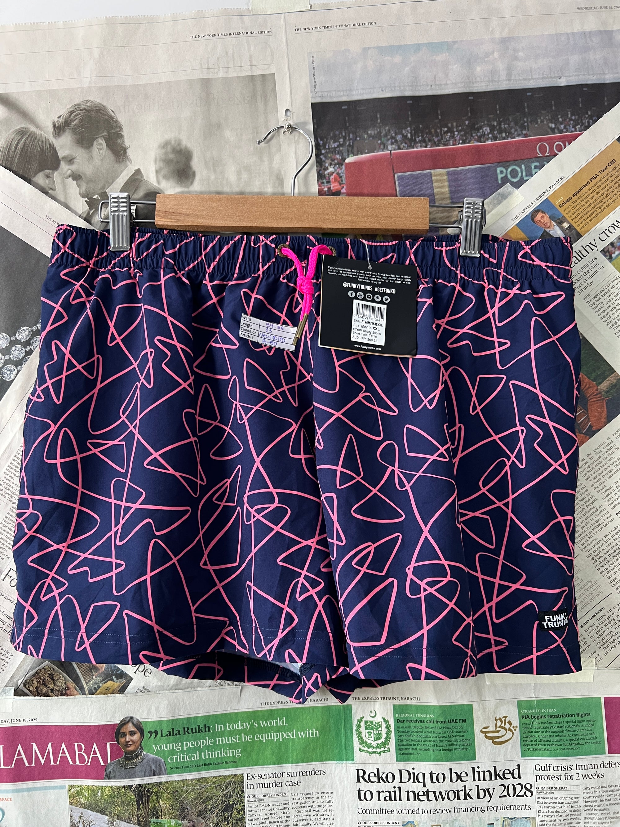 FUNKY TRUNKS® Geometric | Waist: 34" to 36" | B50 - My Store