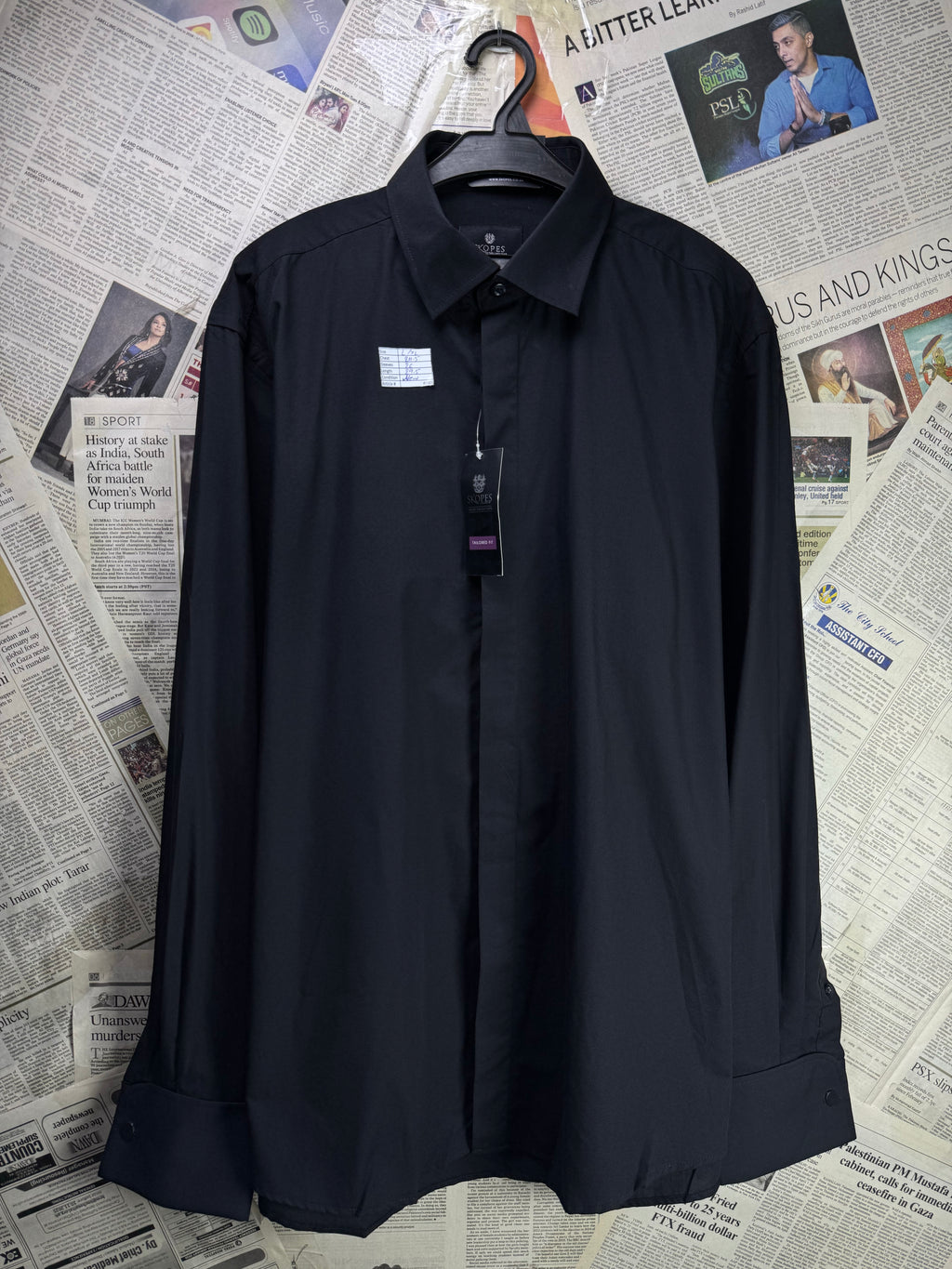 Skopes® L/XL | Chest: 24.5" | Black | Shirt | Cotton - Poly | 4030 - Genuine Maal