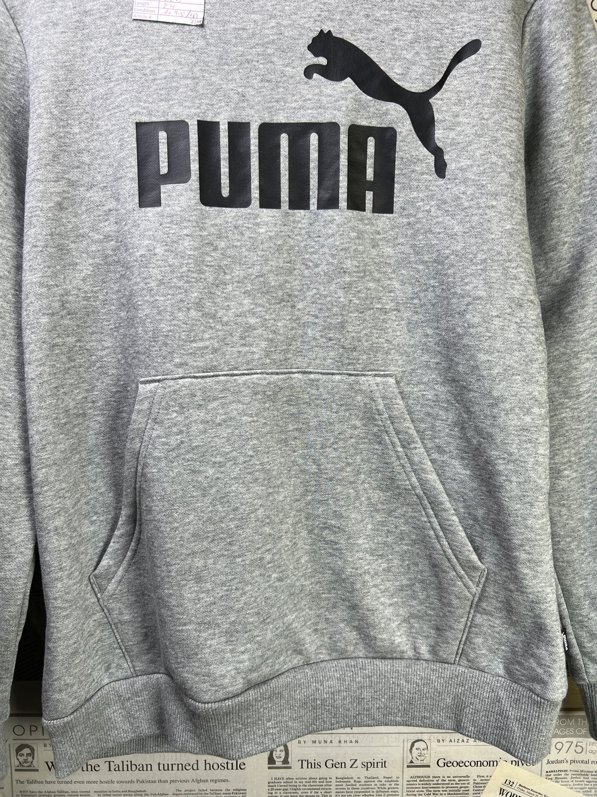 P*ma® XS | Chest: 18.5" | Grey | Hoodie | 2288 - Genuine Maal