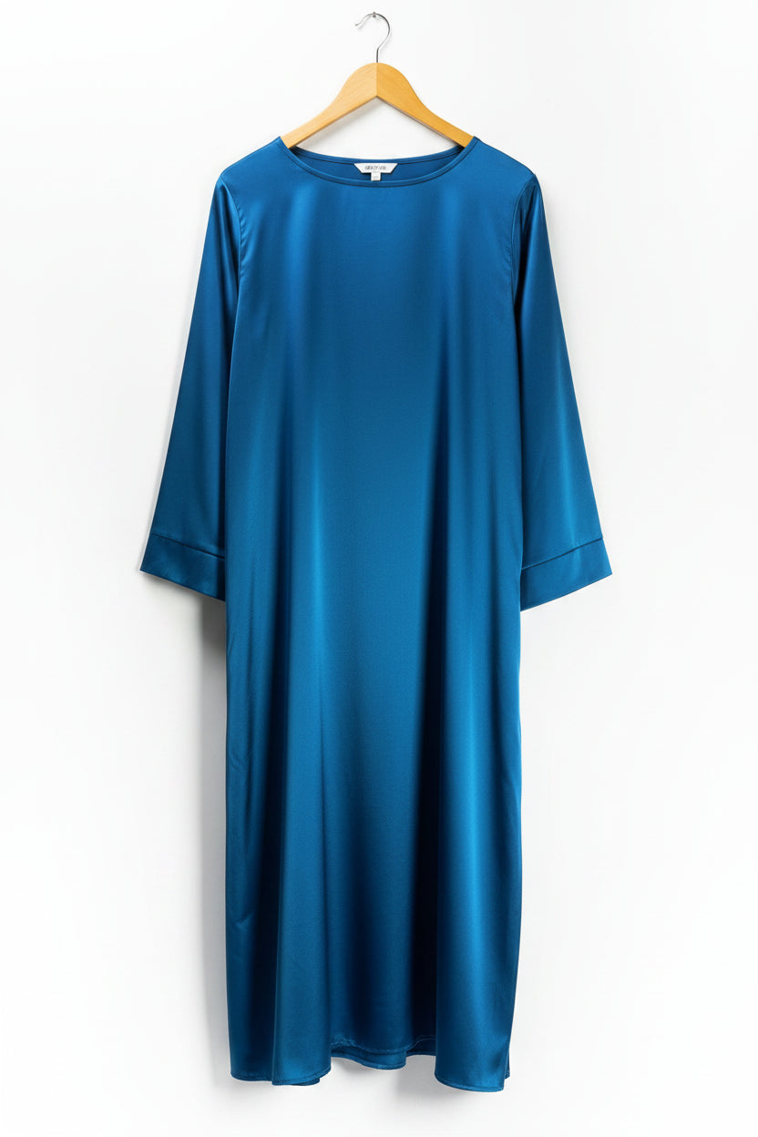 ® Large | Bust: 20" | Blue | Maxi Dress | B2 - 5182 - Genuine Maal