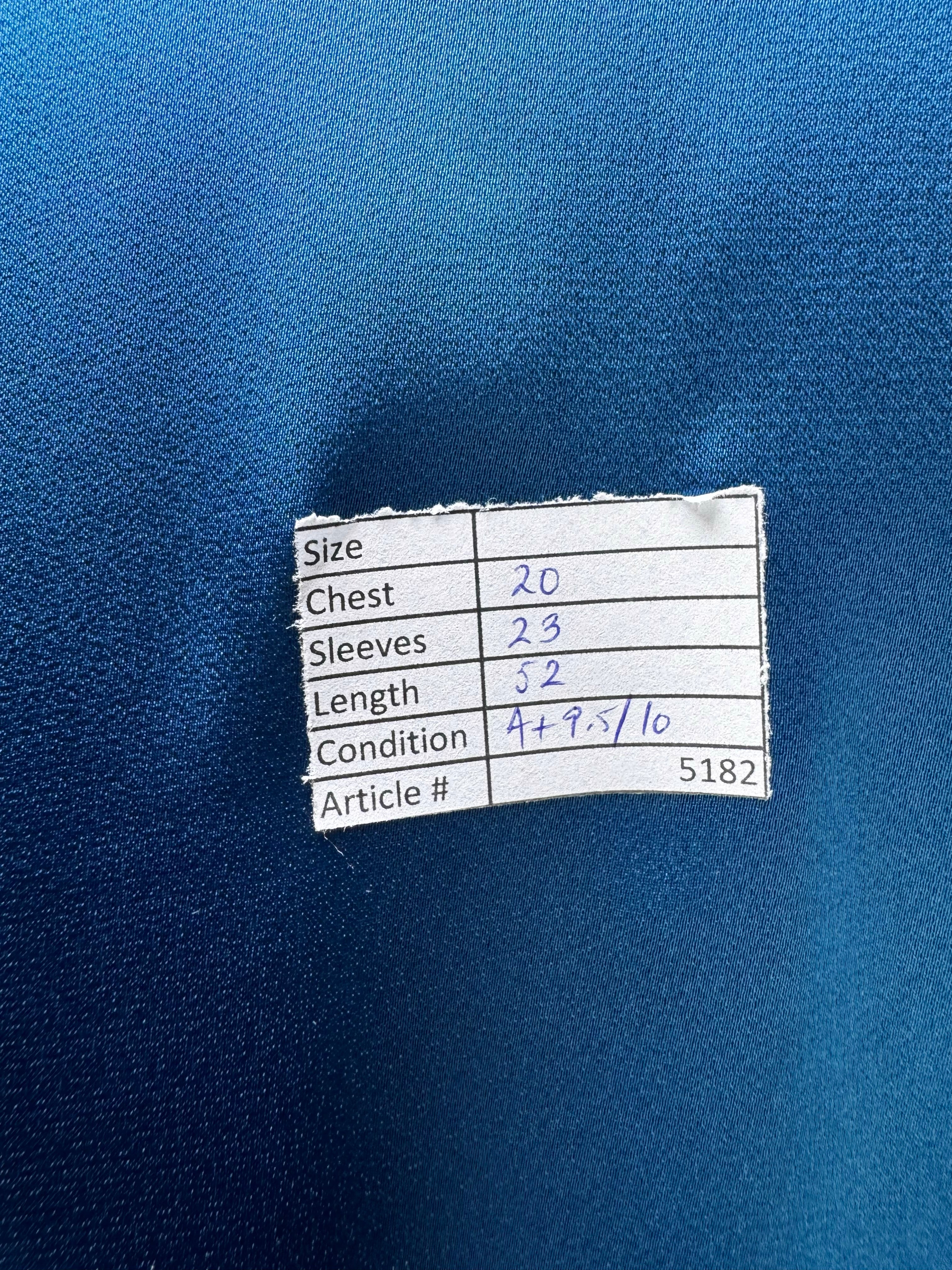 ® Large | Bust: 20" | Blue | Maxi Dress | B2 - 5182