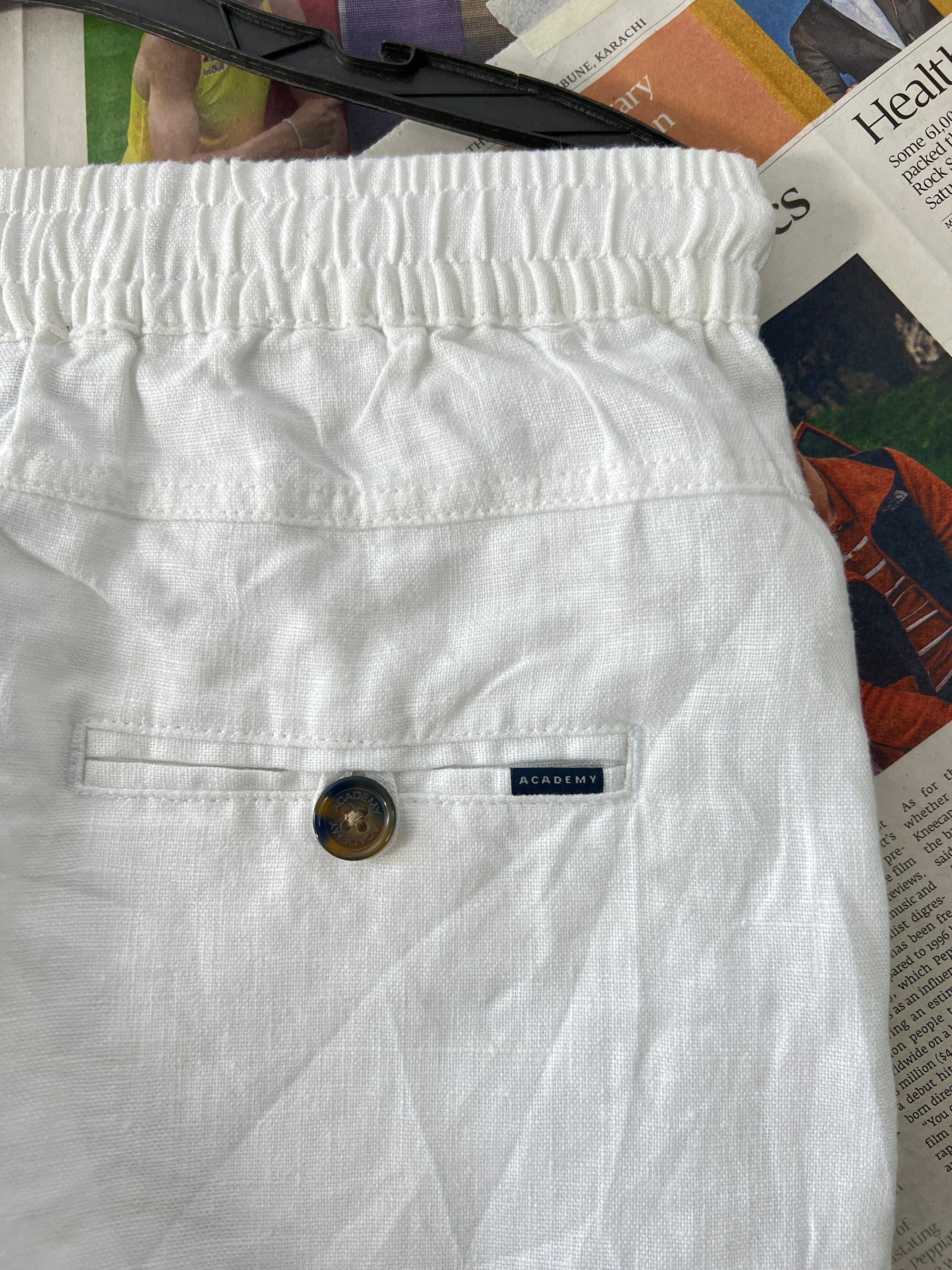 RIVIERA® White | Waist: 28" to 30" | B63 | Linen - My Store