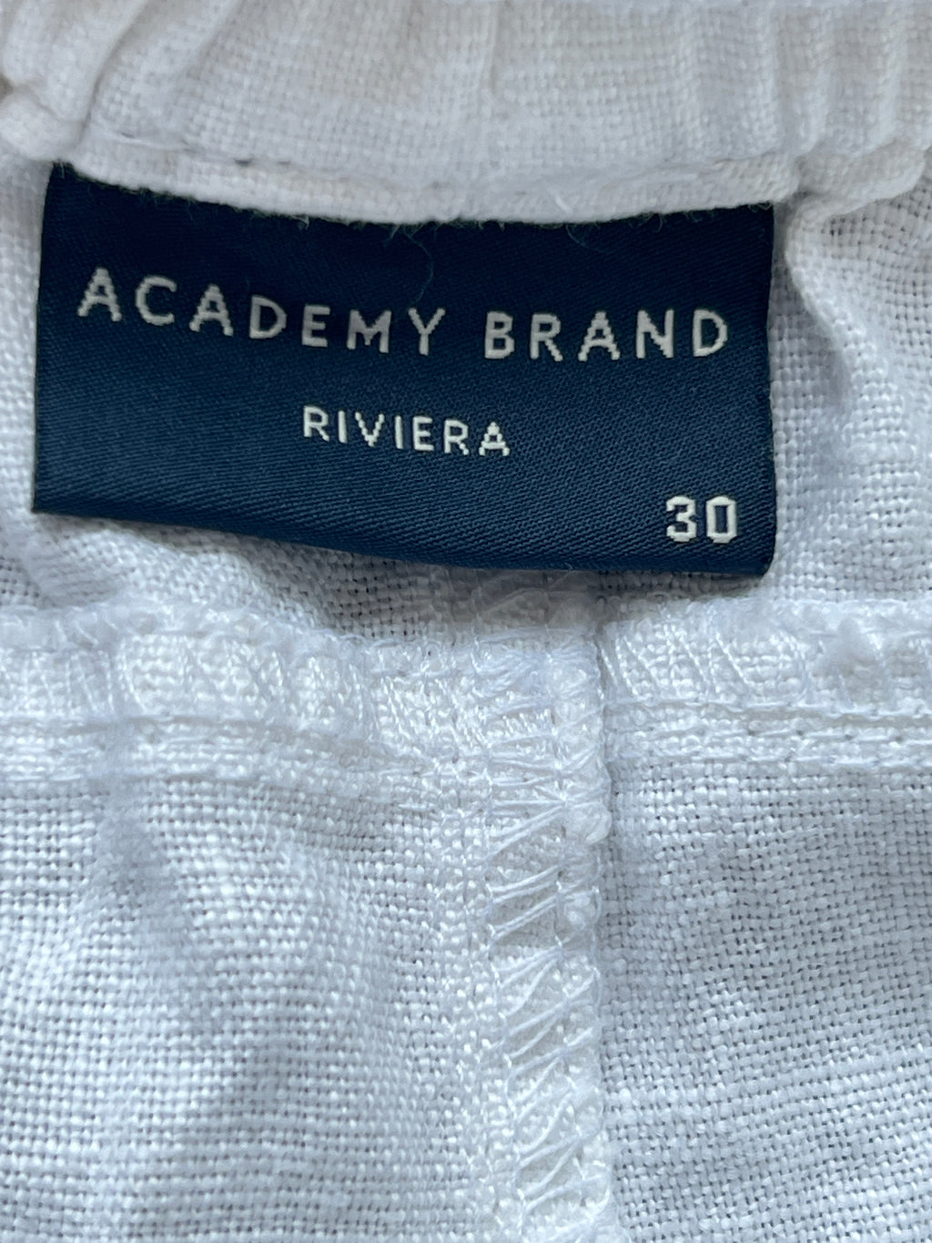 RIVIERA® White | Waist: 28" to 30" | B63 | Linen - My Store